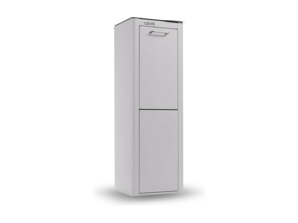 Cubo de basura para la cocina - Cubo de reciclaje - 2 compartimentos de 20L - CUBEK