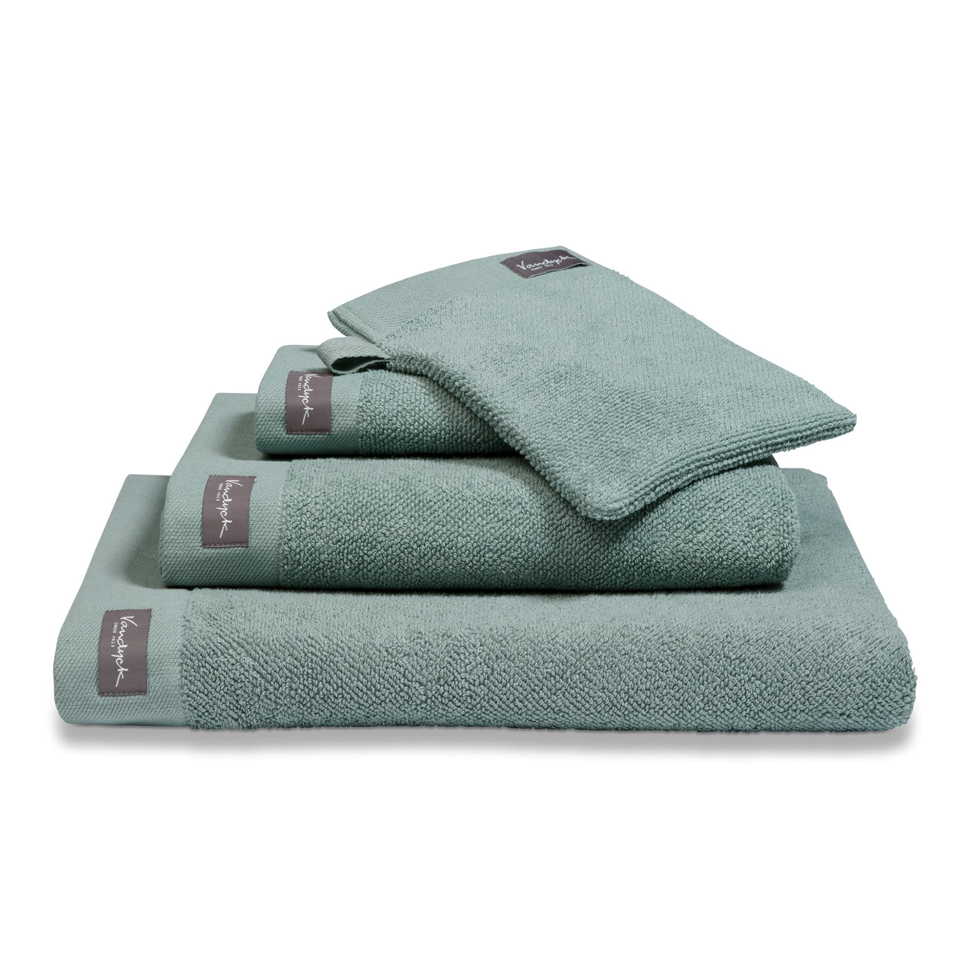 Home Badtextiel Uni Pearl Blue   90 x 180 cm   Blauw   Katoen