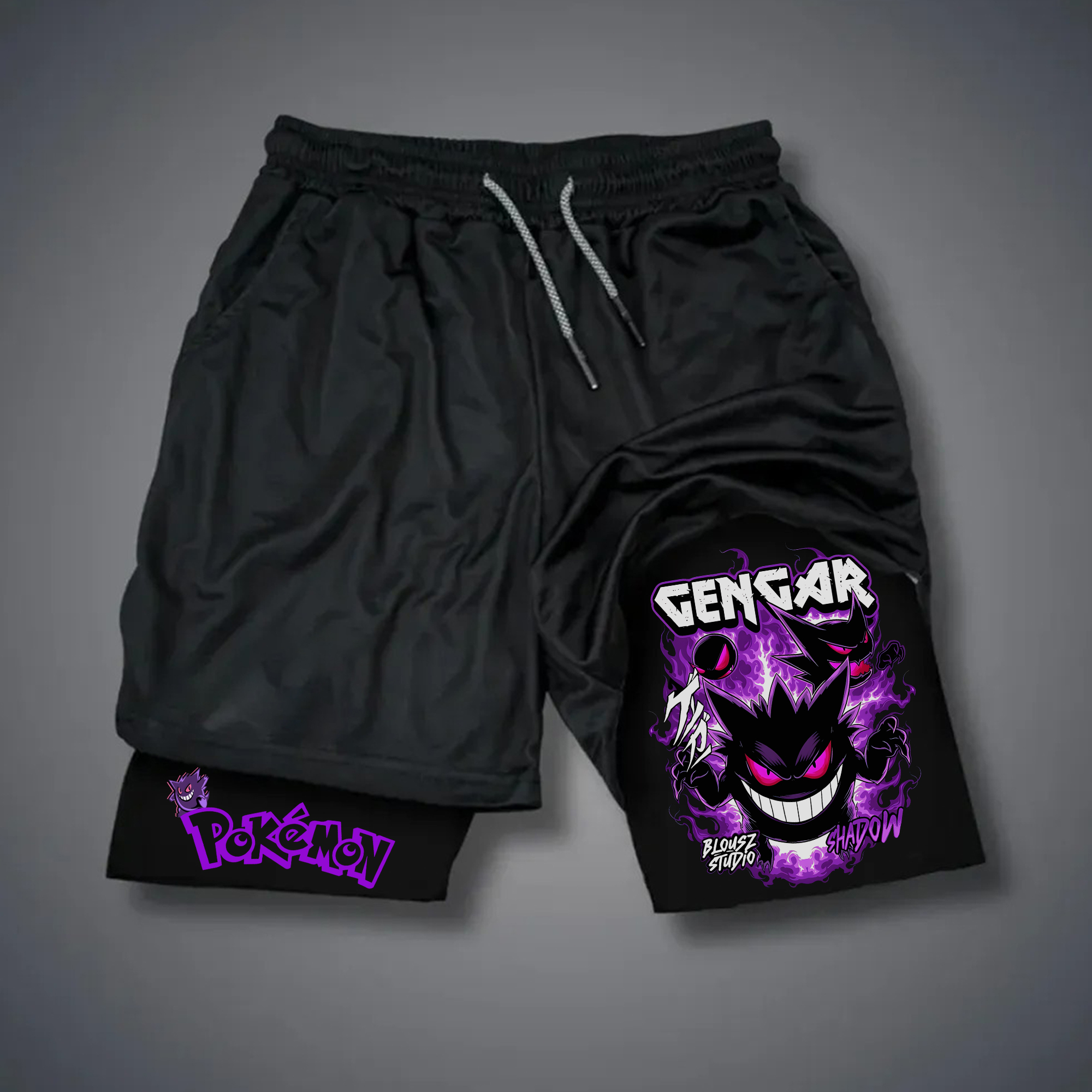 Unisex  “Comicssoul” Casual Anime Streetwear Shorts
