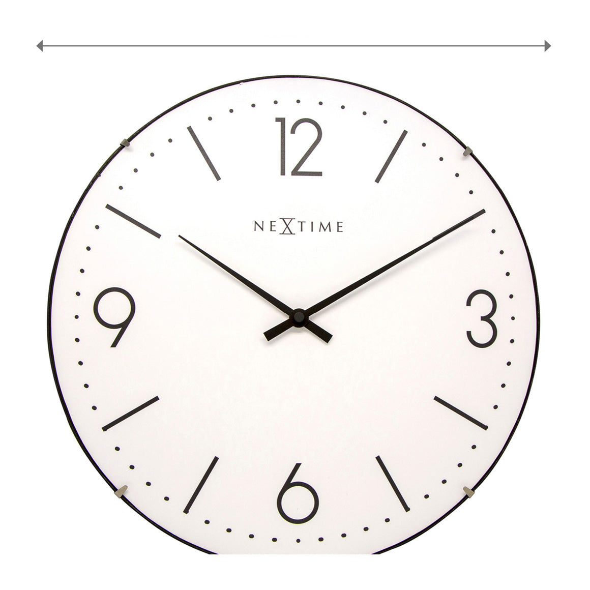 NeXtime Basic Dome Wandklok Ø 35,6 cm