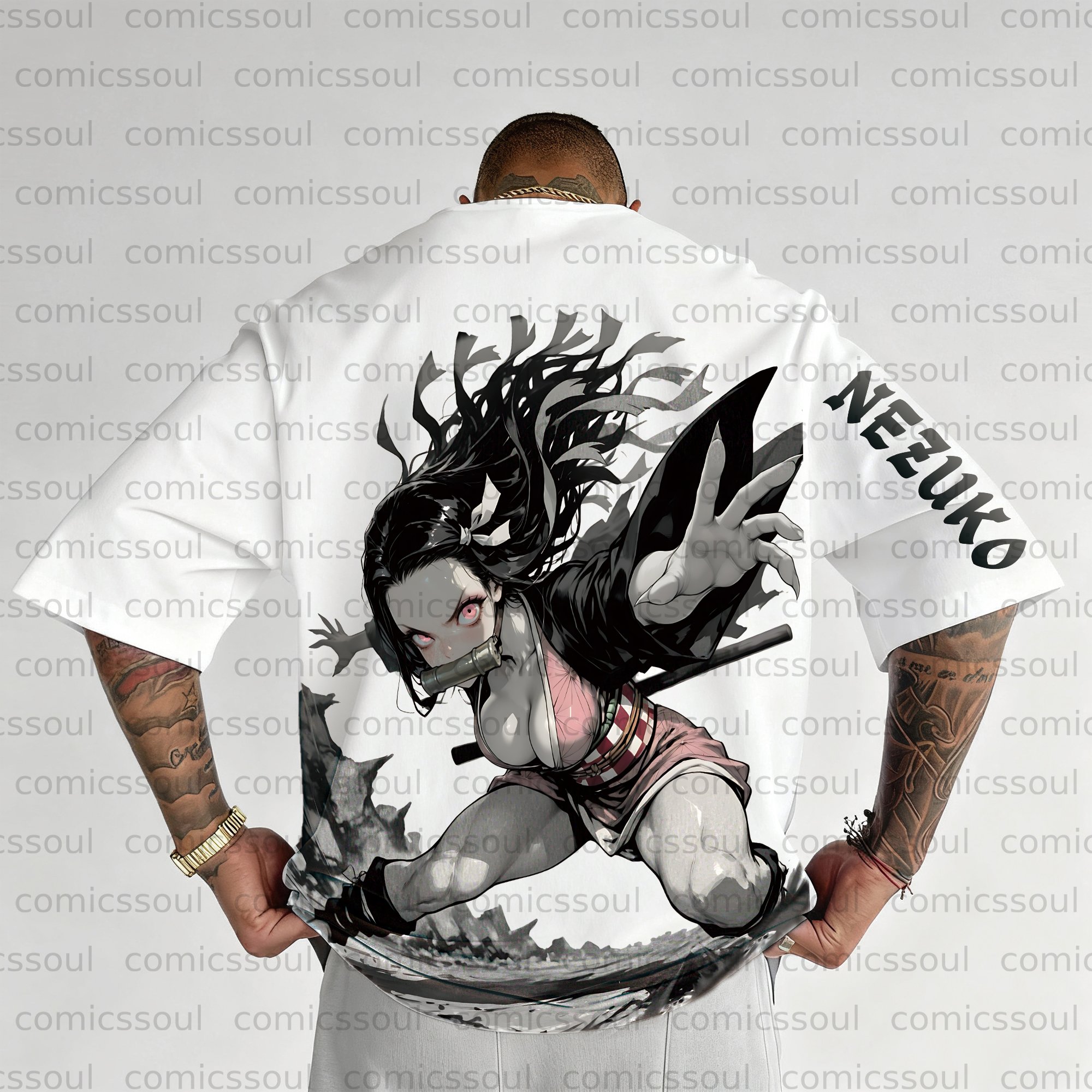 Unisex Anime Inspired Vintage T-Shirt