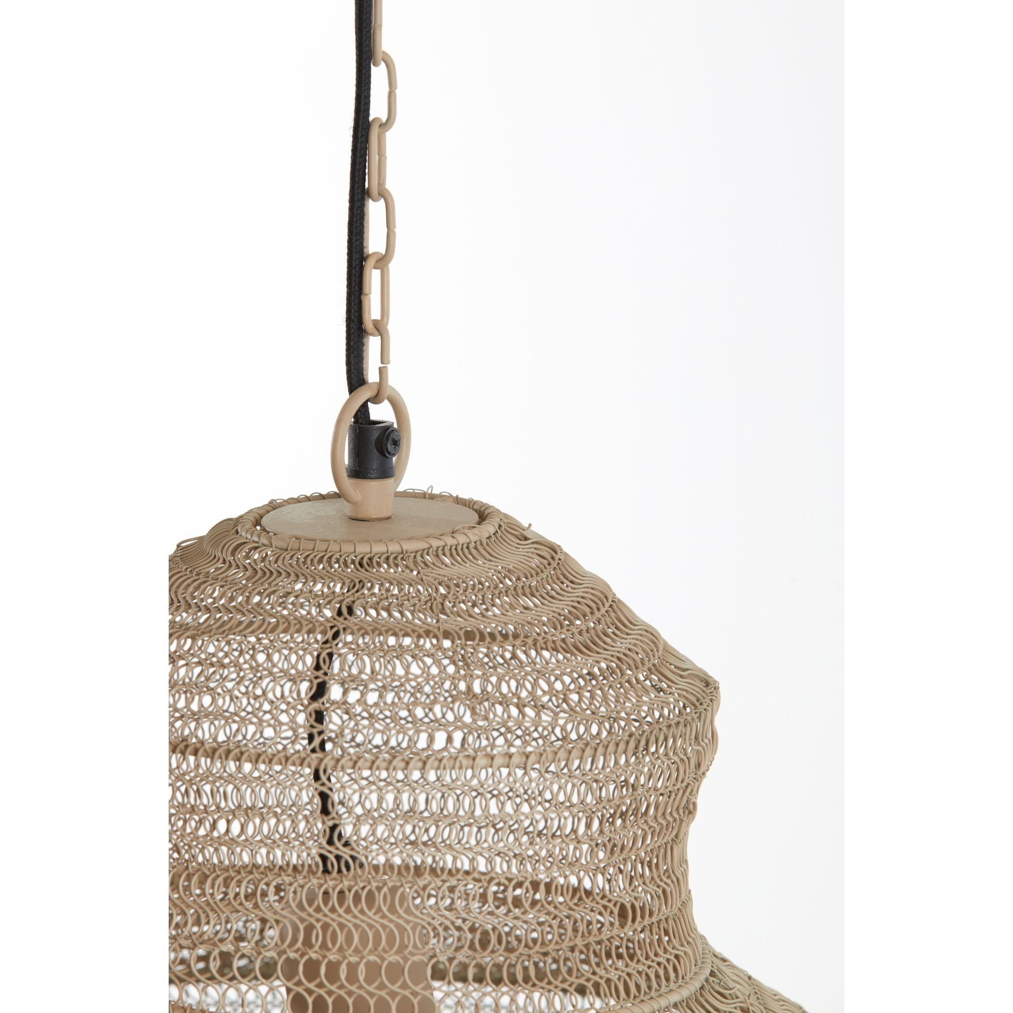 Light & Living Hanglamp Nakisha - Zand - Ø48cm