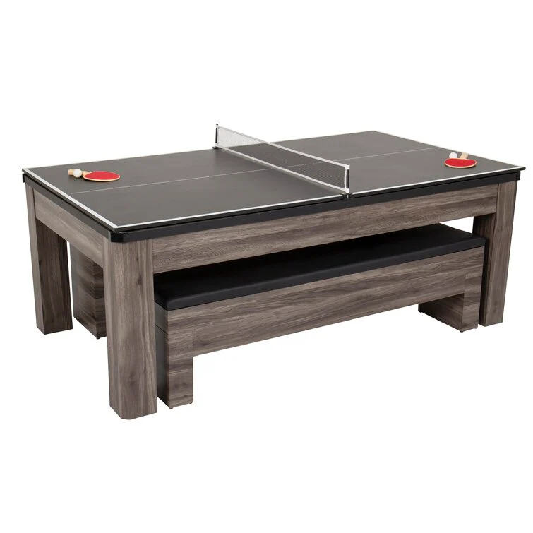2025 7' 3-in-1 Combination Table Includes Billiards, Table Tennis, & Dining Table