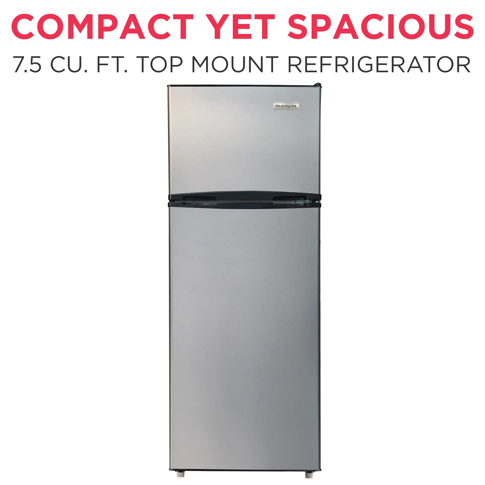 Frigidaire 7.5 Cu. ft. Refrigerator, Platinum Series, Standard Door Style - Stainless Look - Image 2