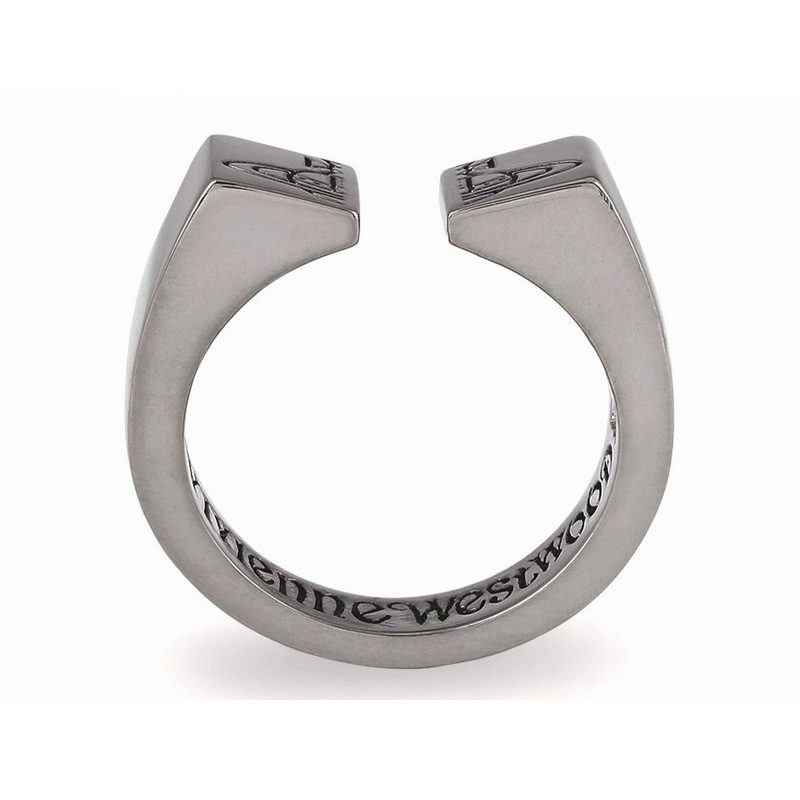 Vivienne Westwood Punk Unisex Style Wide Band Stamped Saturn Couple Ring - Original Replica Club