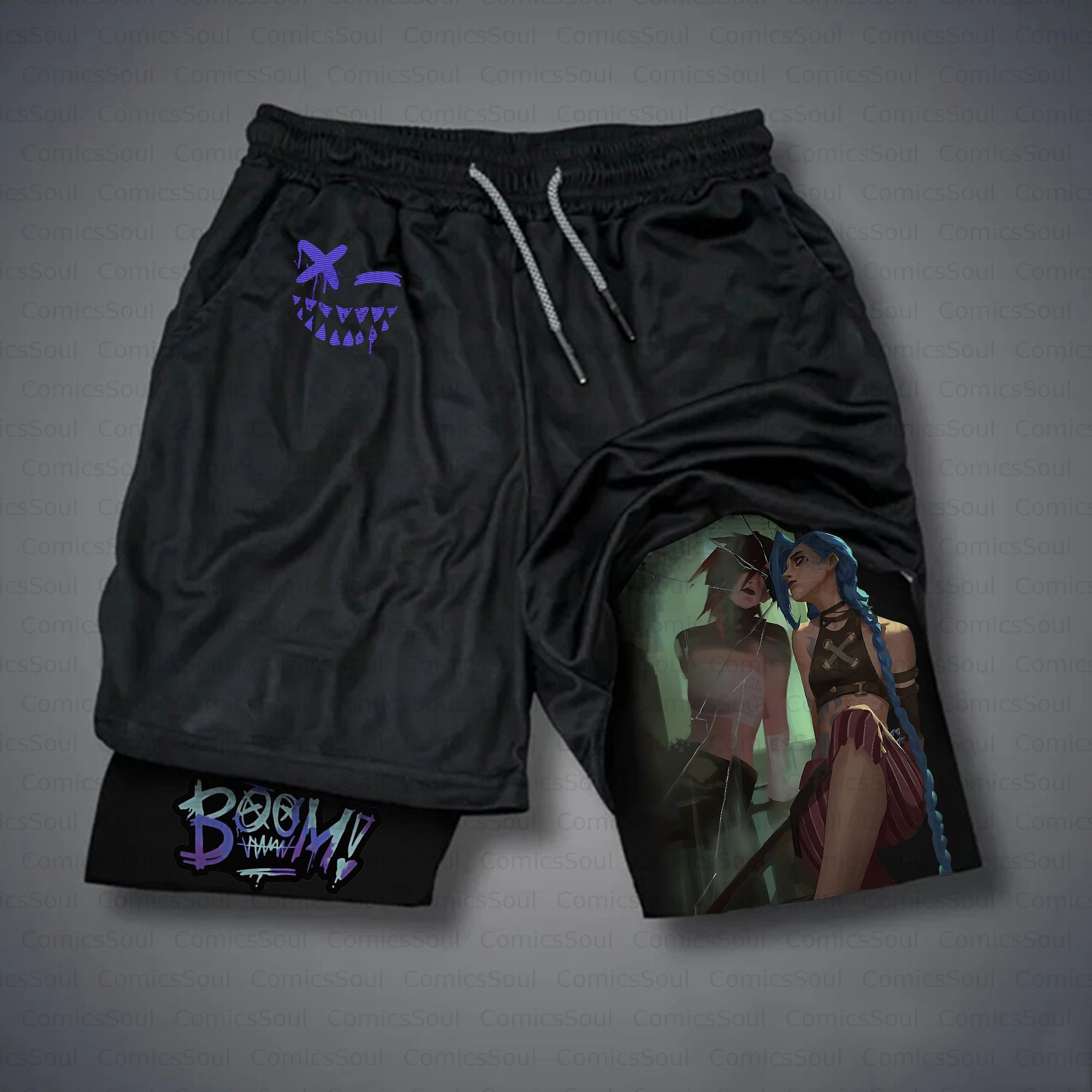 Unisex Casual Anime Style Shorts