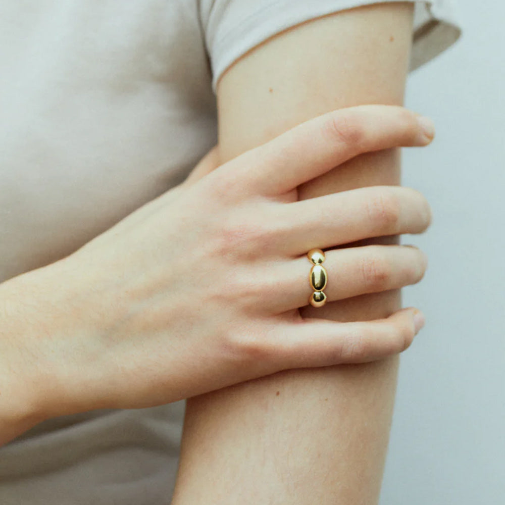RAGBAG - Bague Oval Emberly - Gold