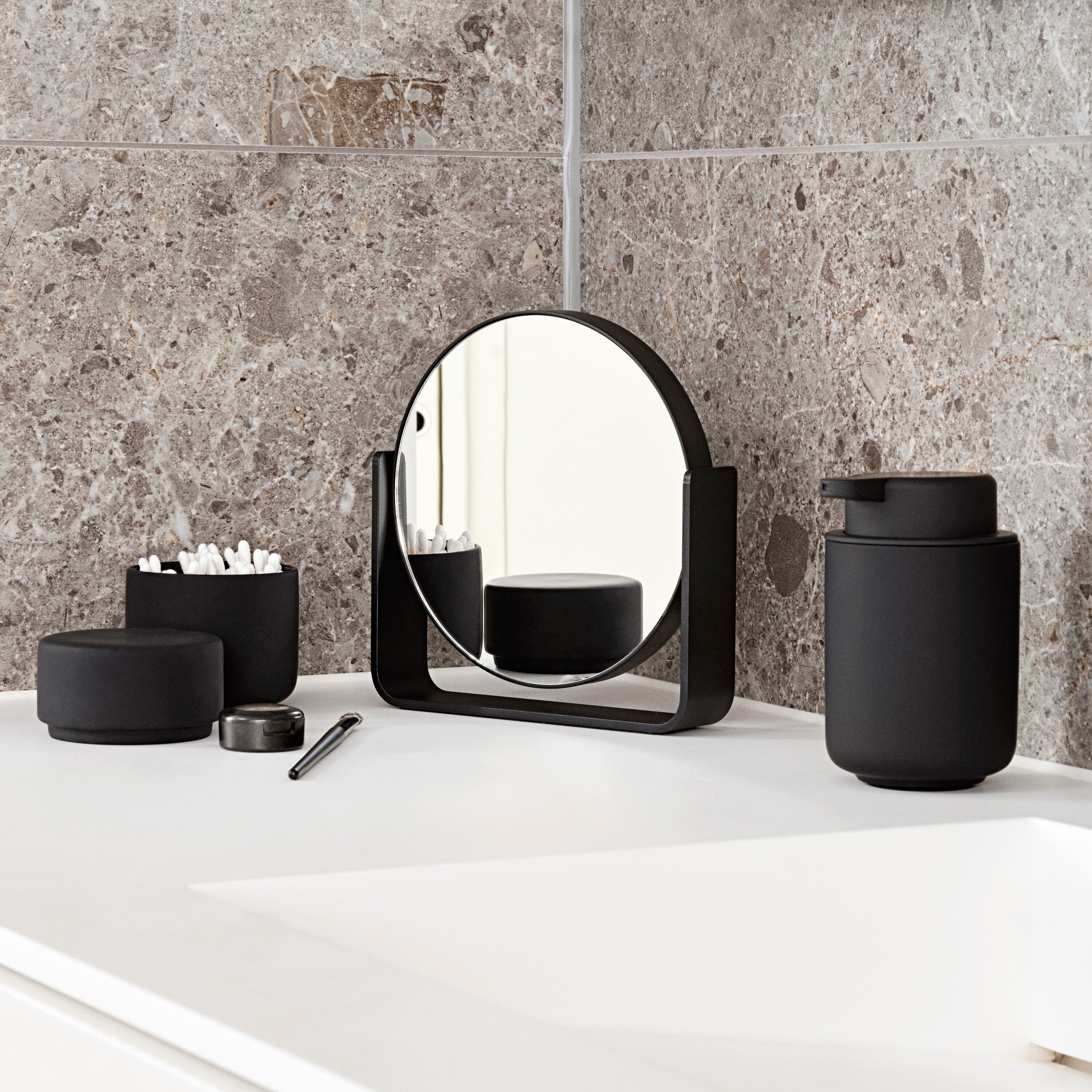 Zone Denmark Ume Tafelspiegel - Zwart