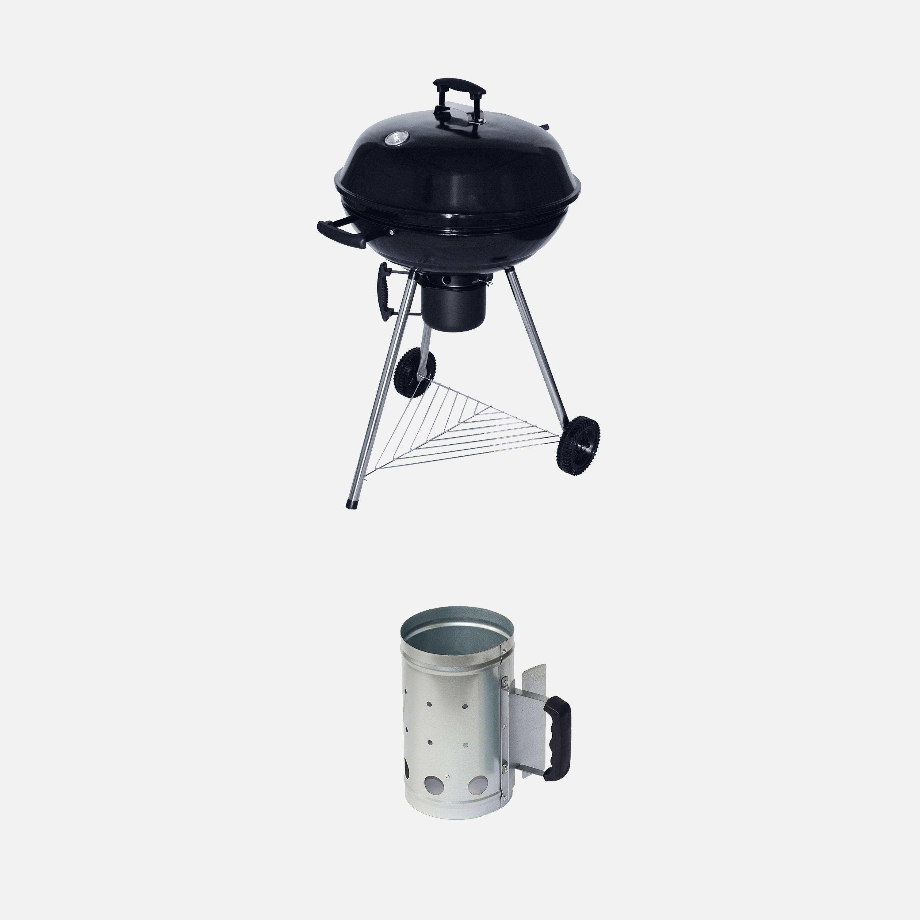 Georges - Barbacoa de carbón con chimenea de encendido