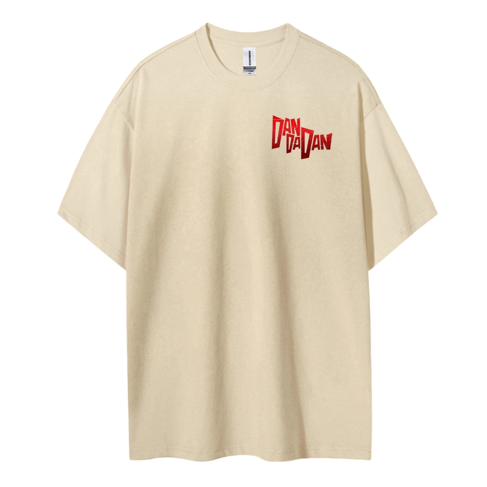 DANDADAN Cotton Unisex Round Neck Anime T-shirt TeeThreads Sustain the Scene with Custom Apparel