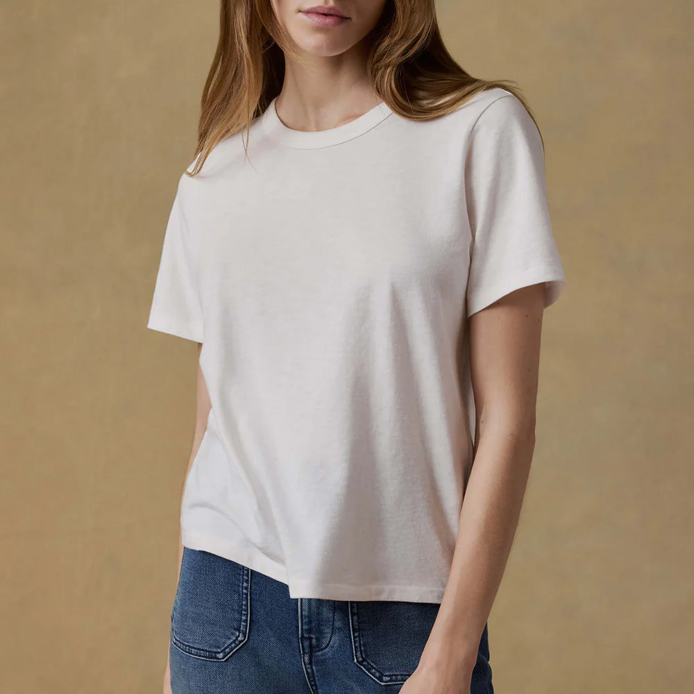 Faherty - T-shirt Sunwashed - Blanc