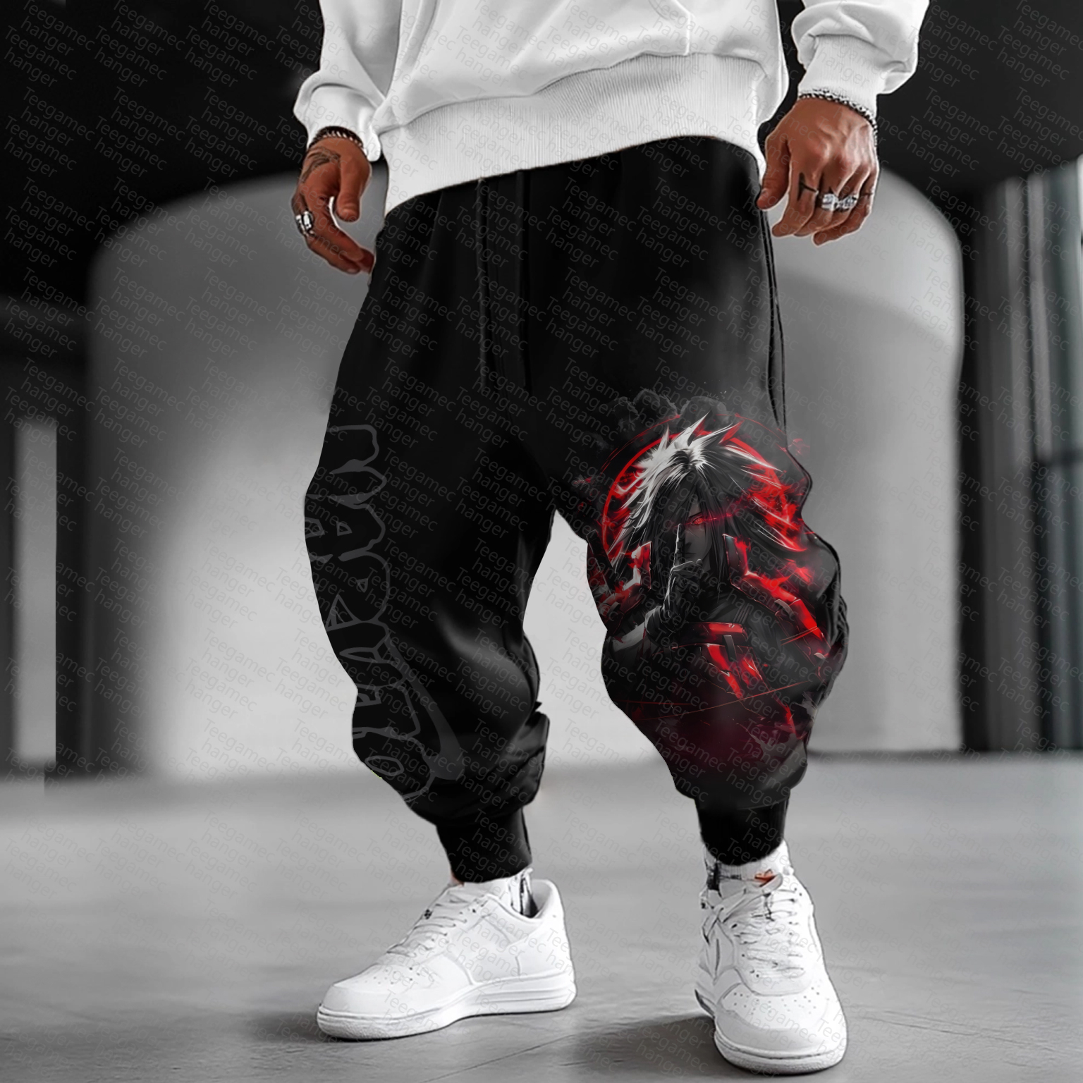 Unisex Casual Anime Streetwear Pants