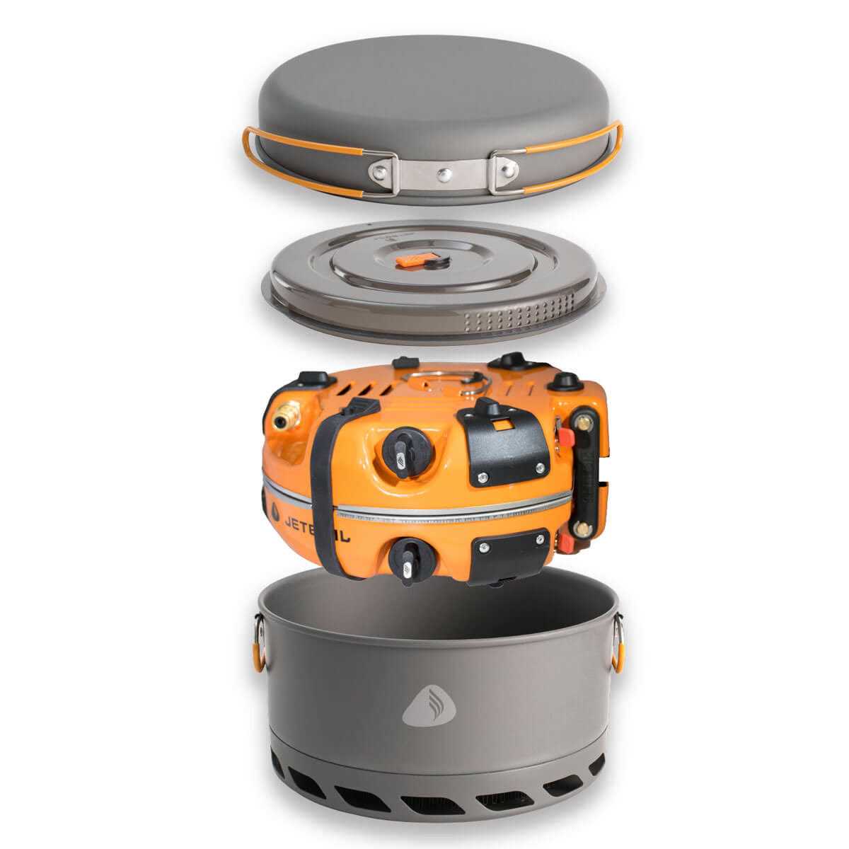 Jetboil Genesis Base Camp 2 Burner Stove System, 5-Liter Pot And 10-Inch Fry Pan - Image 4 Jetboil Genesis Base Camp 2 Burner Stove System, 5-Liter Pot And 10-Inch Fry Pan - Image 4