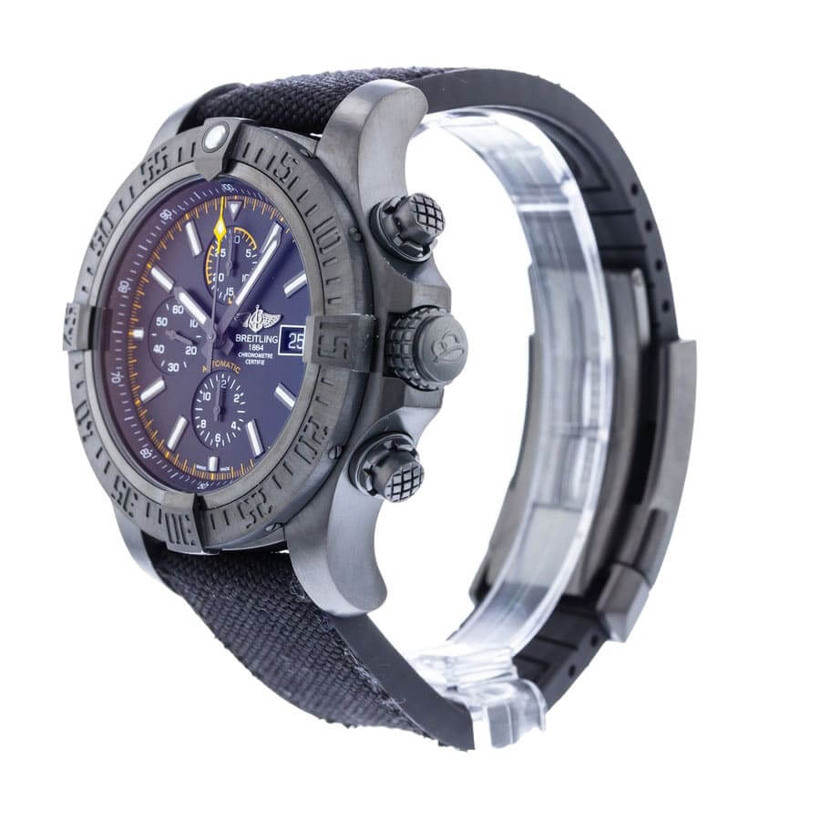 Replica Breitling Super Avenger II Black Steel M133711A/BF30