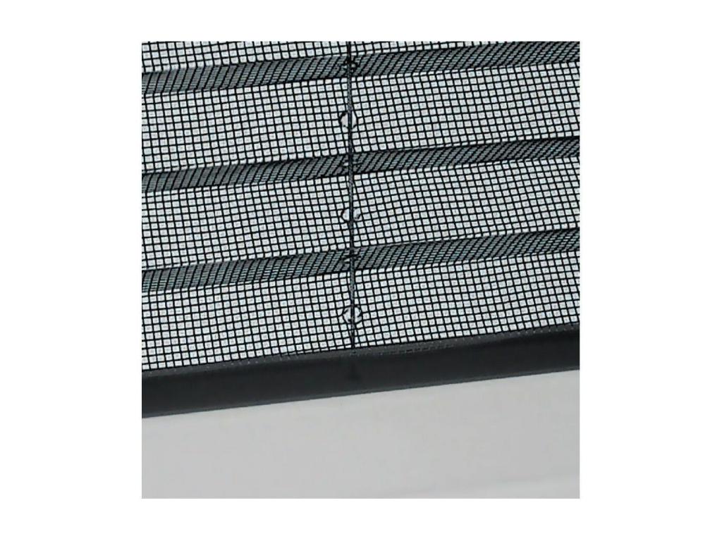 Mosquitera plisada en kit universal reducible Melodie para ventana vertical 135x160 Bronce