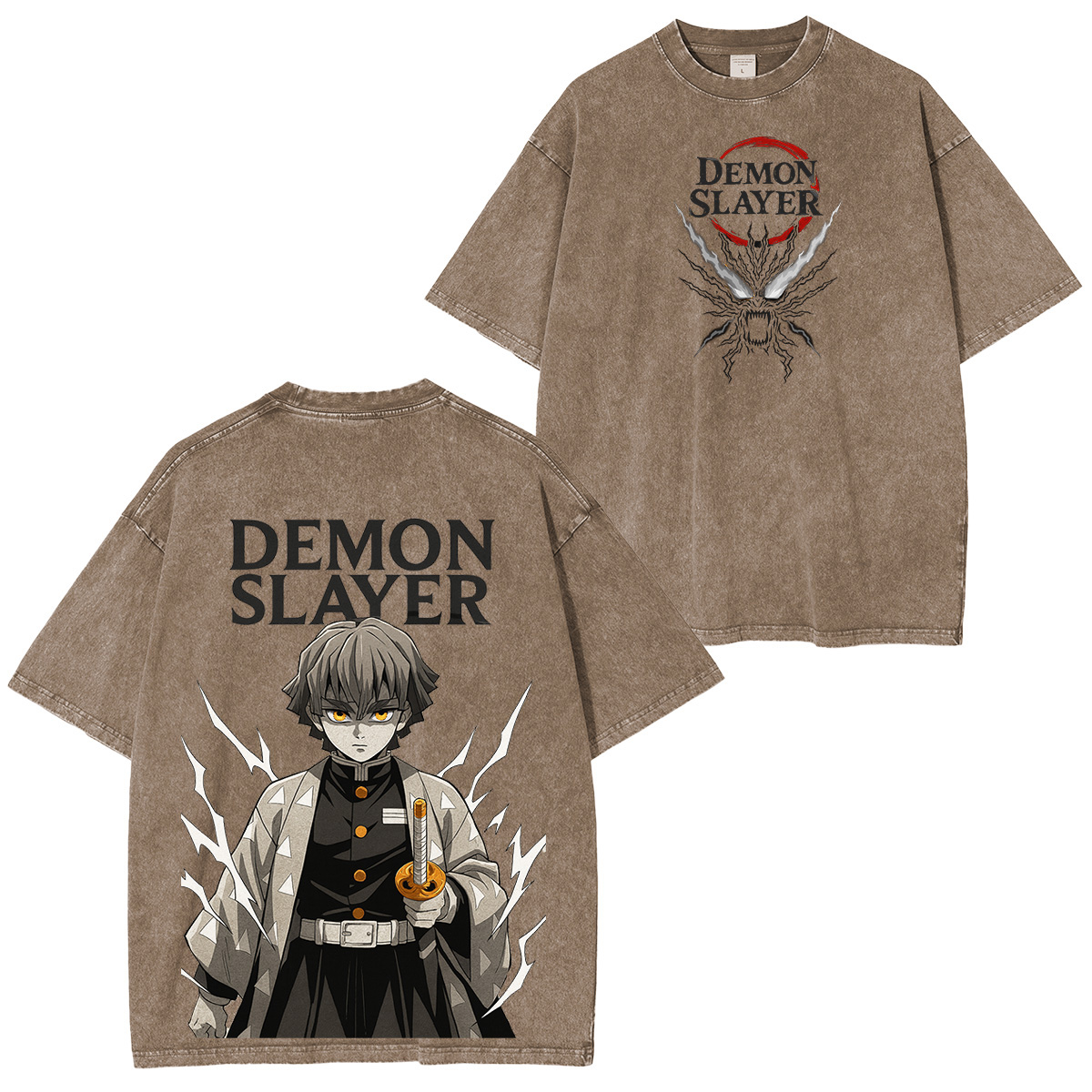 Unisex Anime Inspired Vintage Washed T-Shirt丨Comicssoul TeeThreads Sustain the Scene with Custom Apparel