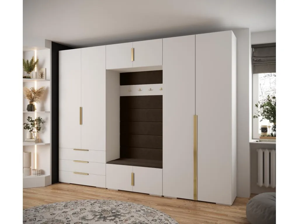 Boverdeco 1 armario con puertas batientes 236.7/300/47