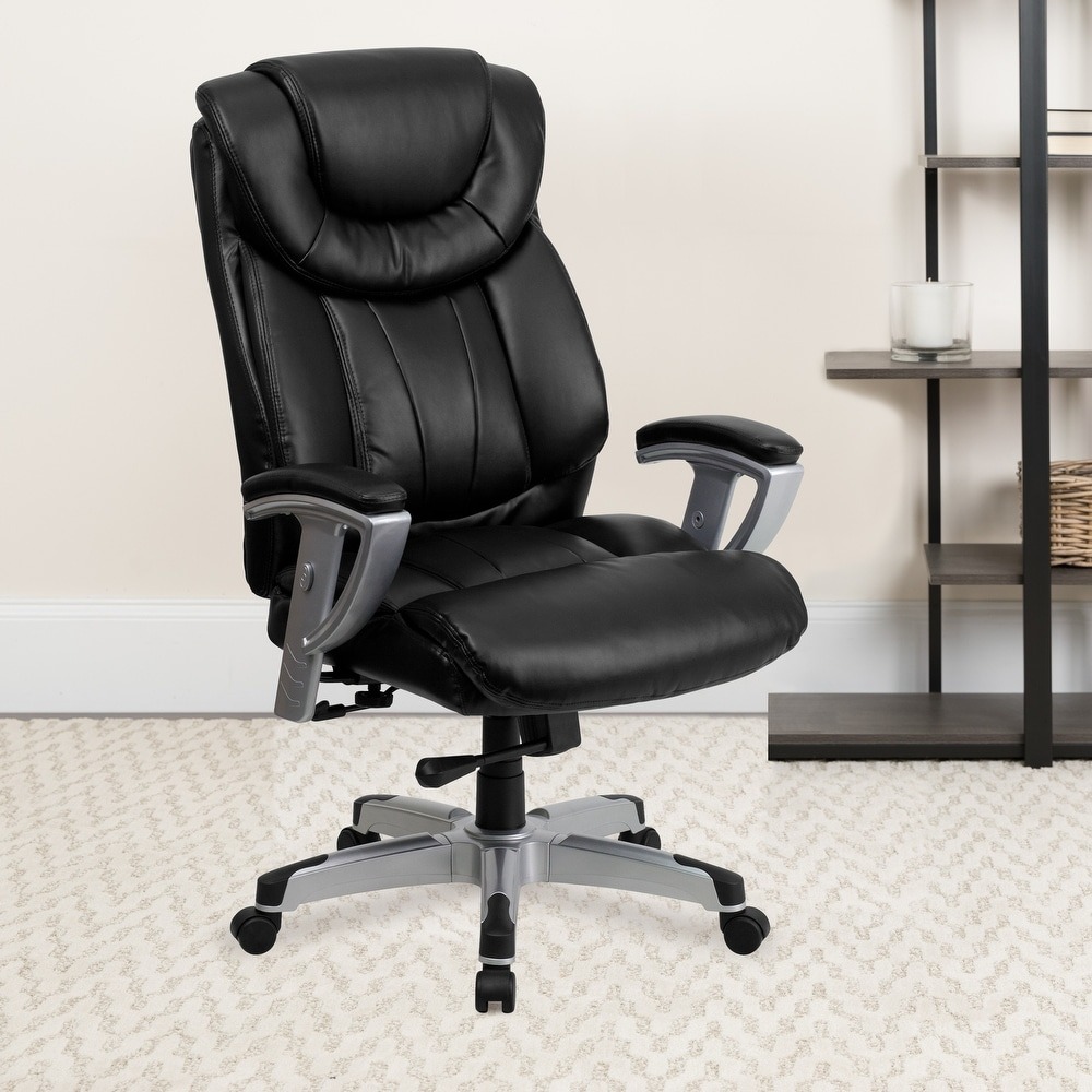 WAYFAIR Big & Tall Executive Swivel Office Chair With Adjustable Arms
