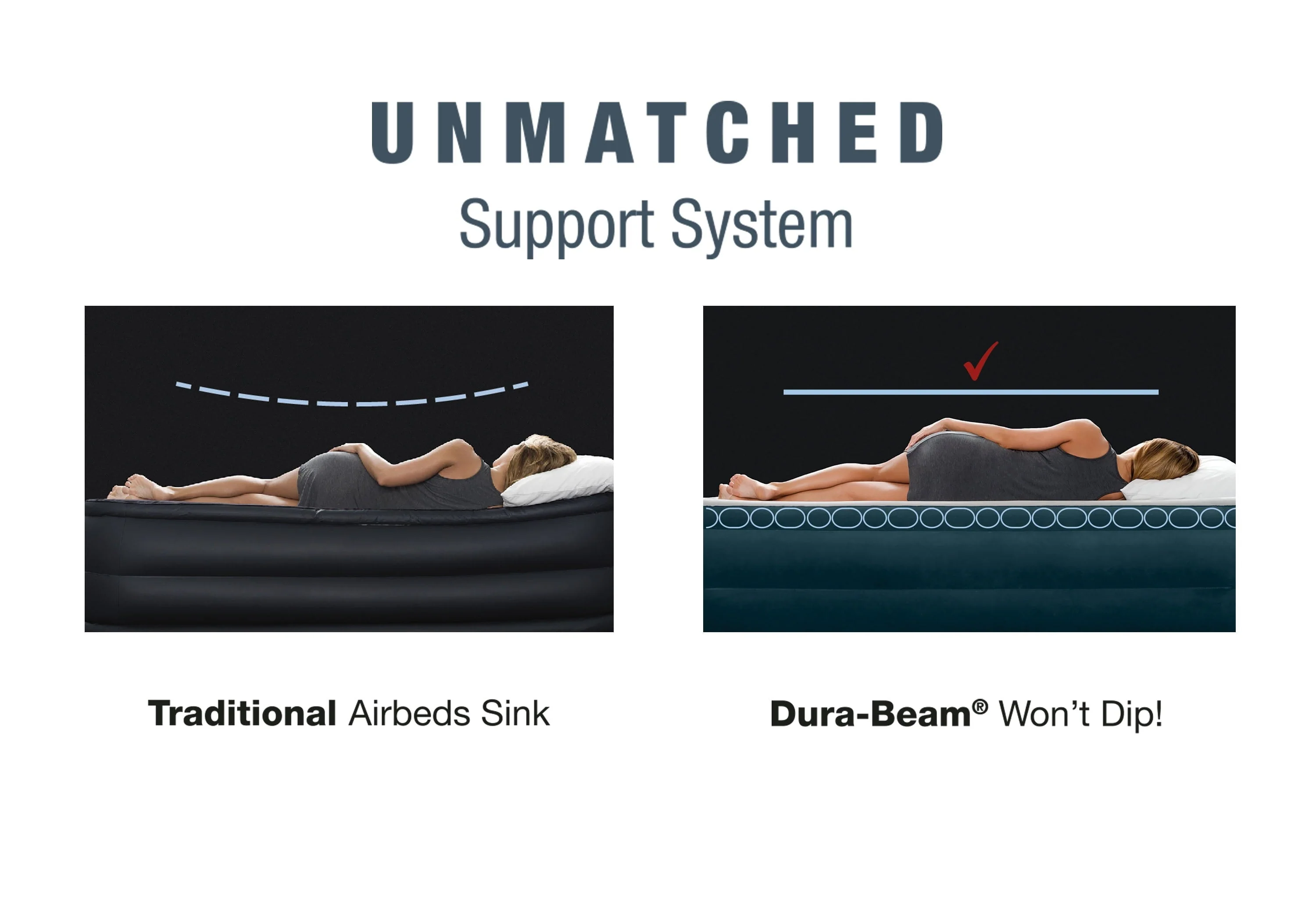 Intex 24" Dream Lux Pillow Top Dura-Beam Airbed Mattress with Internal Pump - Queen - Image 9