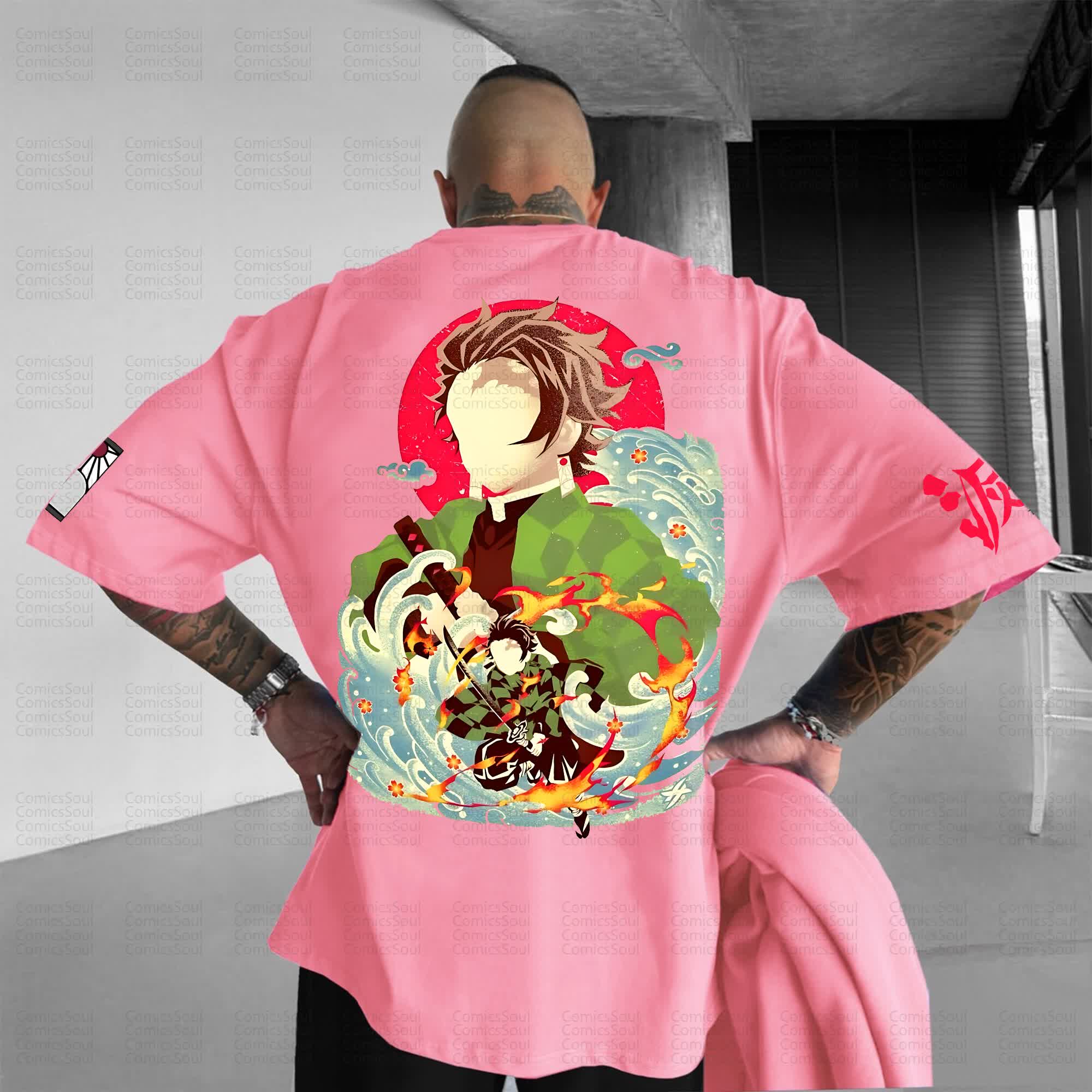 Unisex Anime Inspired Vintage T-Shirt丨Comicssoul