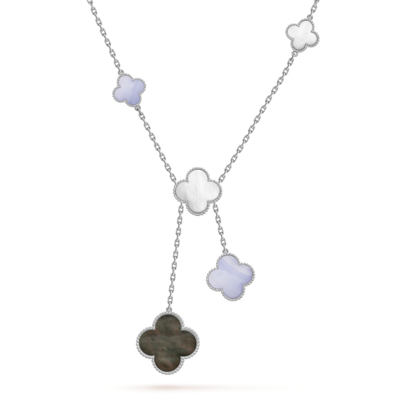 Replicate Magic Alhambra necklace, 6 motifs(1:1 replica) - Original Replica Club