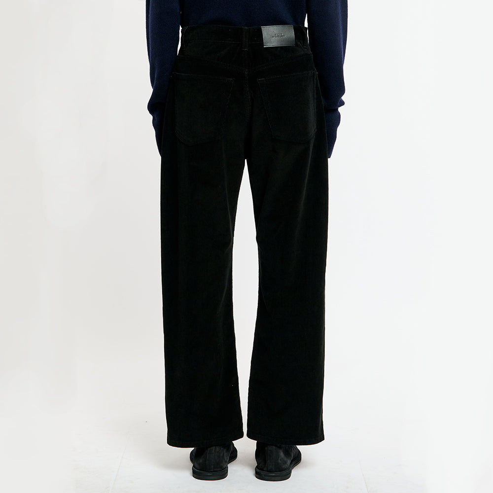 Studio Nicholson - Pantalon Denjo en Velours - Noir