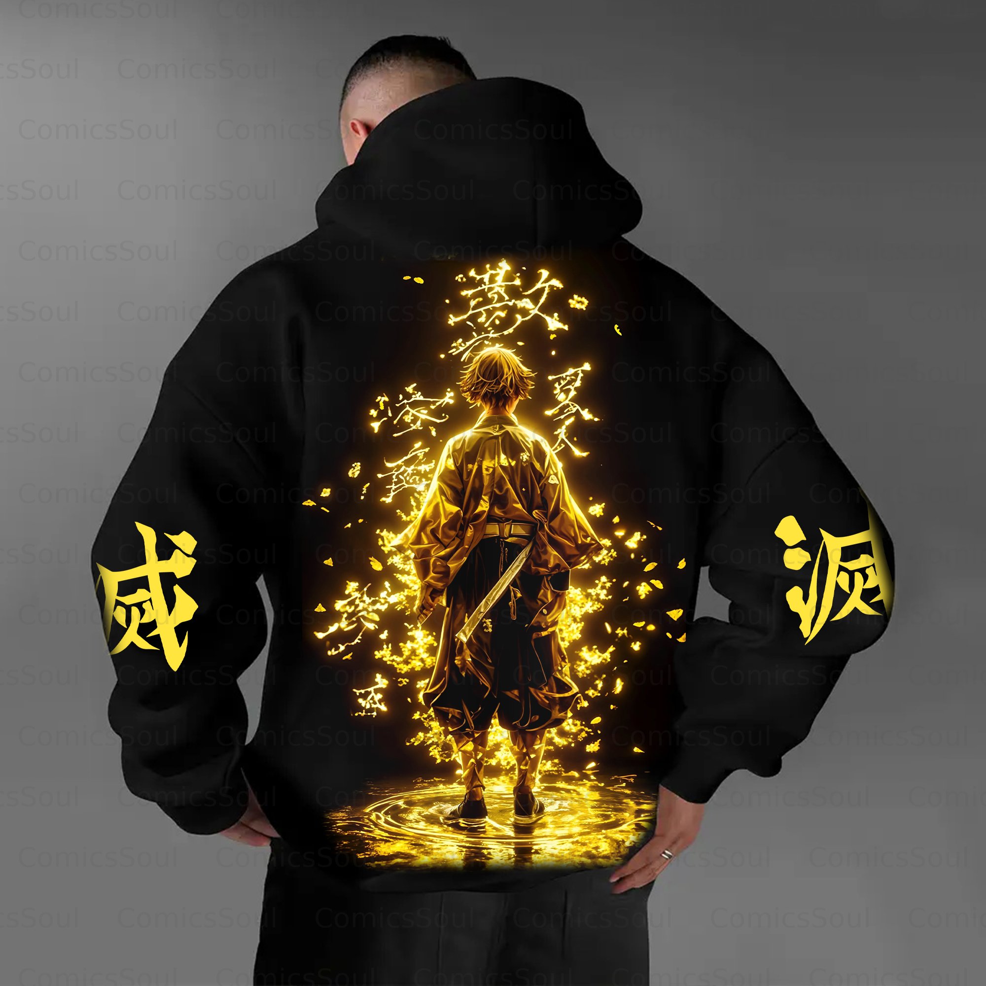 Unisex Anime Graphic Streetwear Vintage Plush Hoodie| KNY