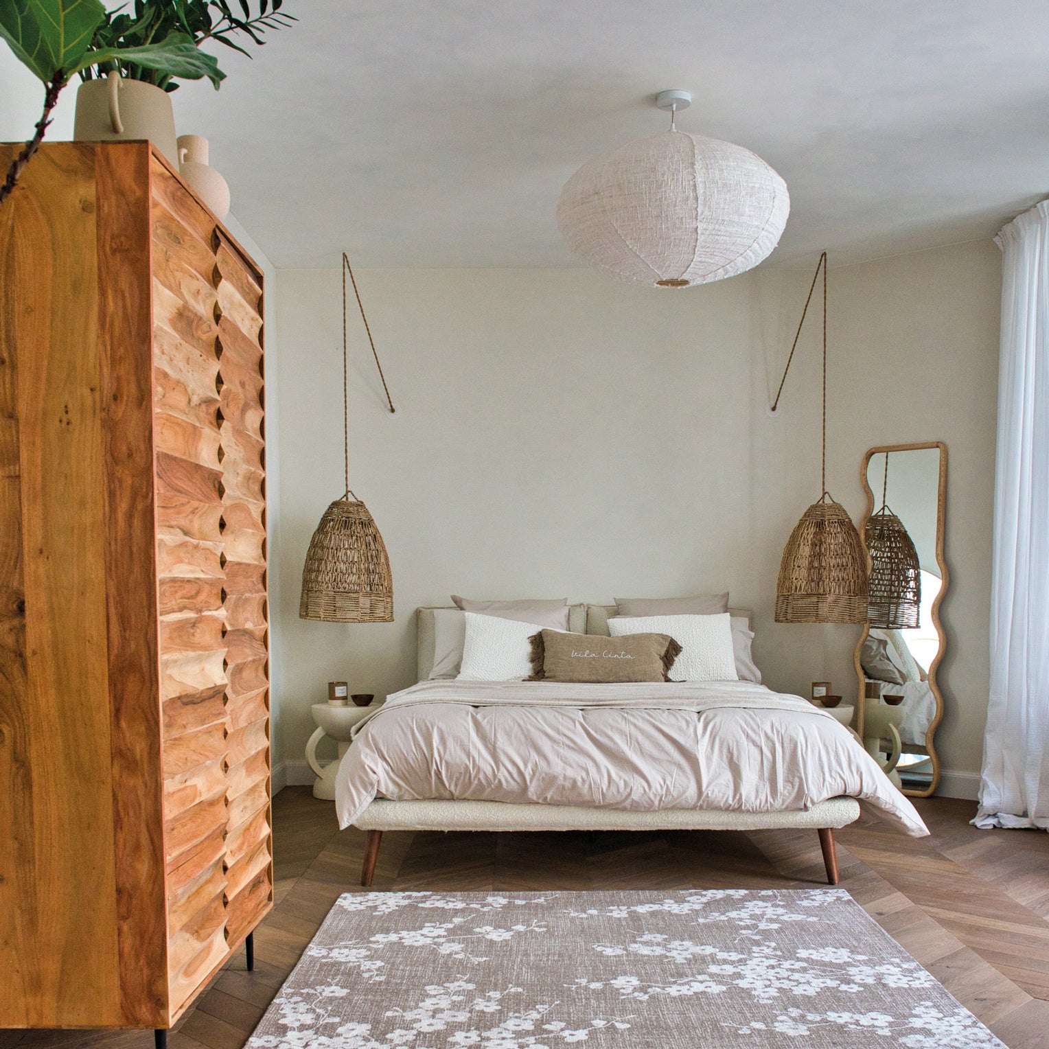 Louis de Poortere Sakura Vloerkleed 240 x 340 cm - Morning Mist