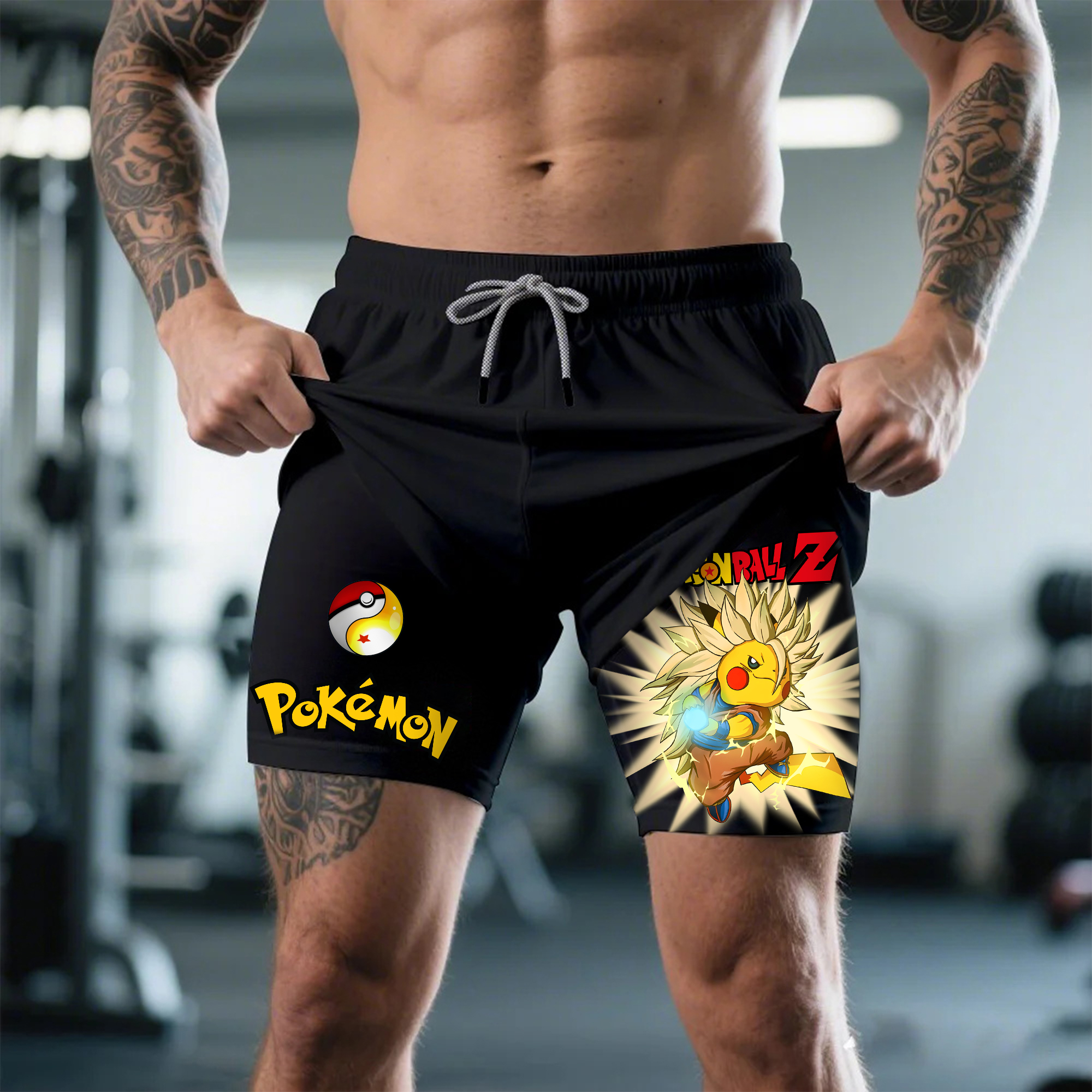 Unisex Casual Anime Streetwear Shorts 丨Pikachu X Comicssoul