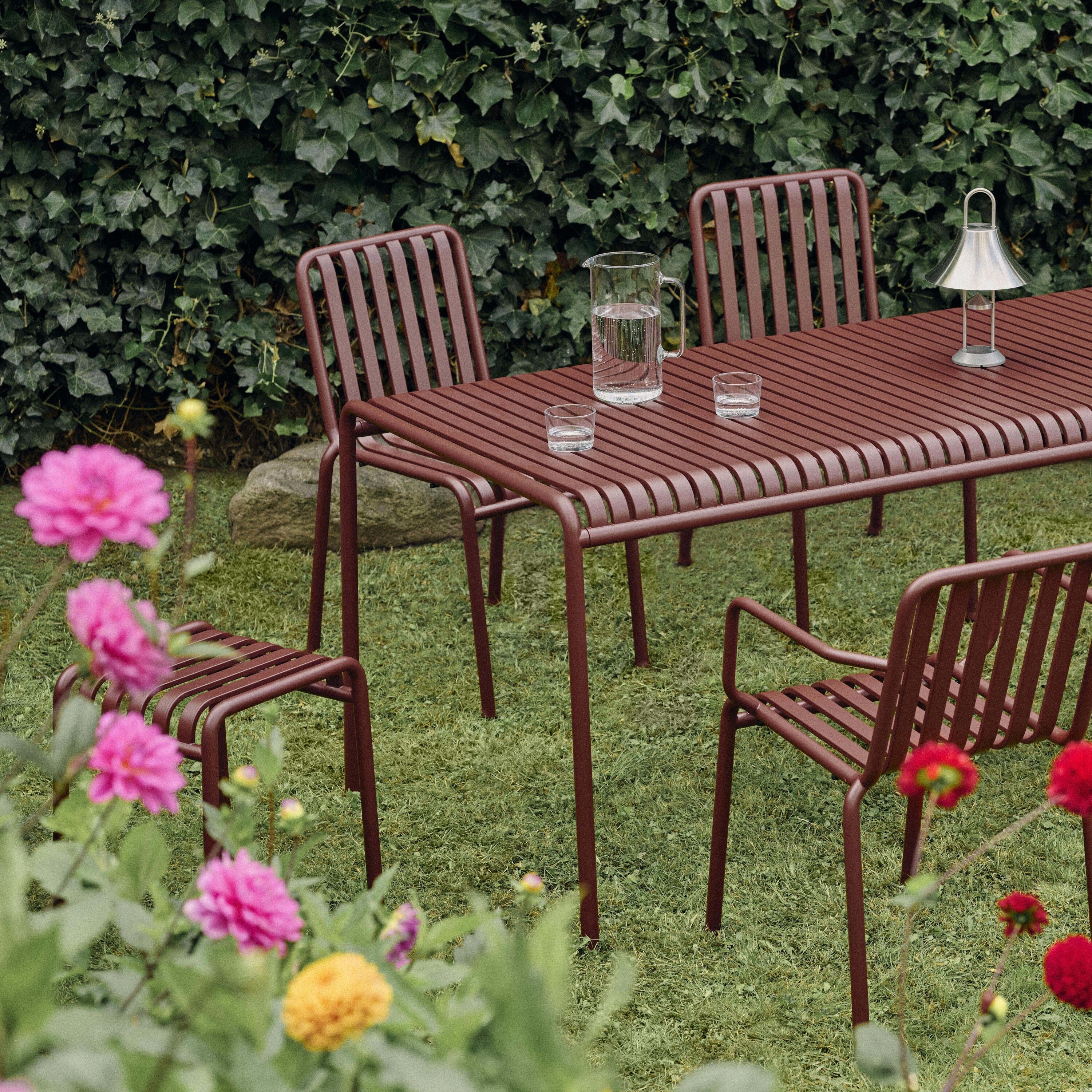 HAY Palissade Tuintafel 170 x 90 cm - Iron Red