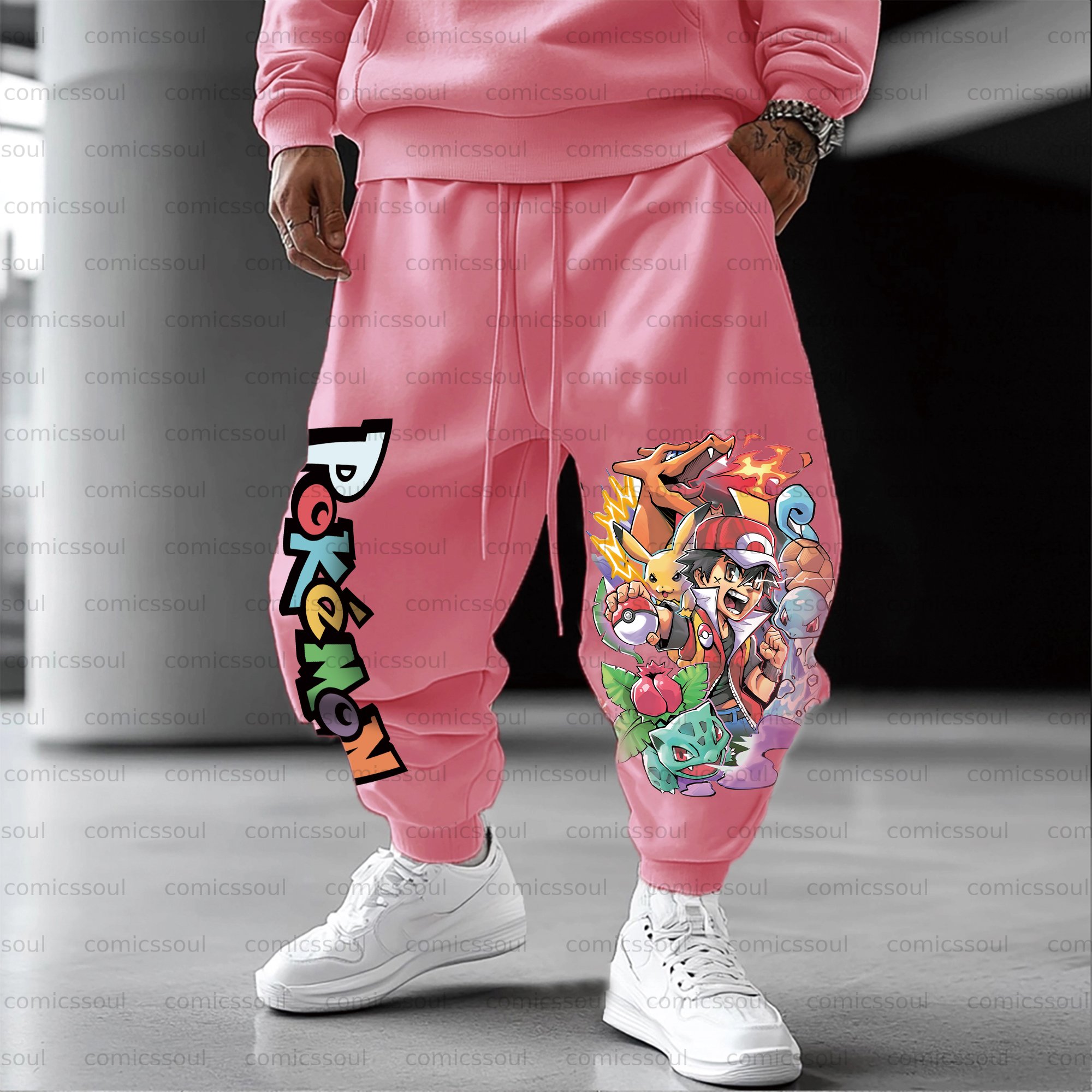 Unisex Anime Inspired Vintage Pants