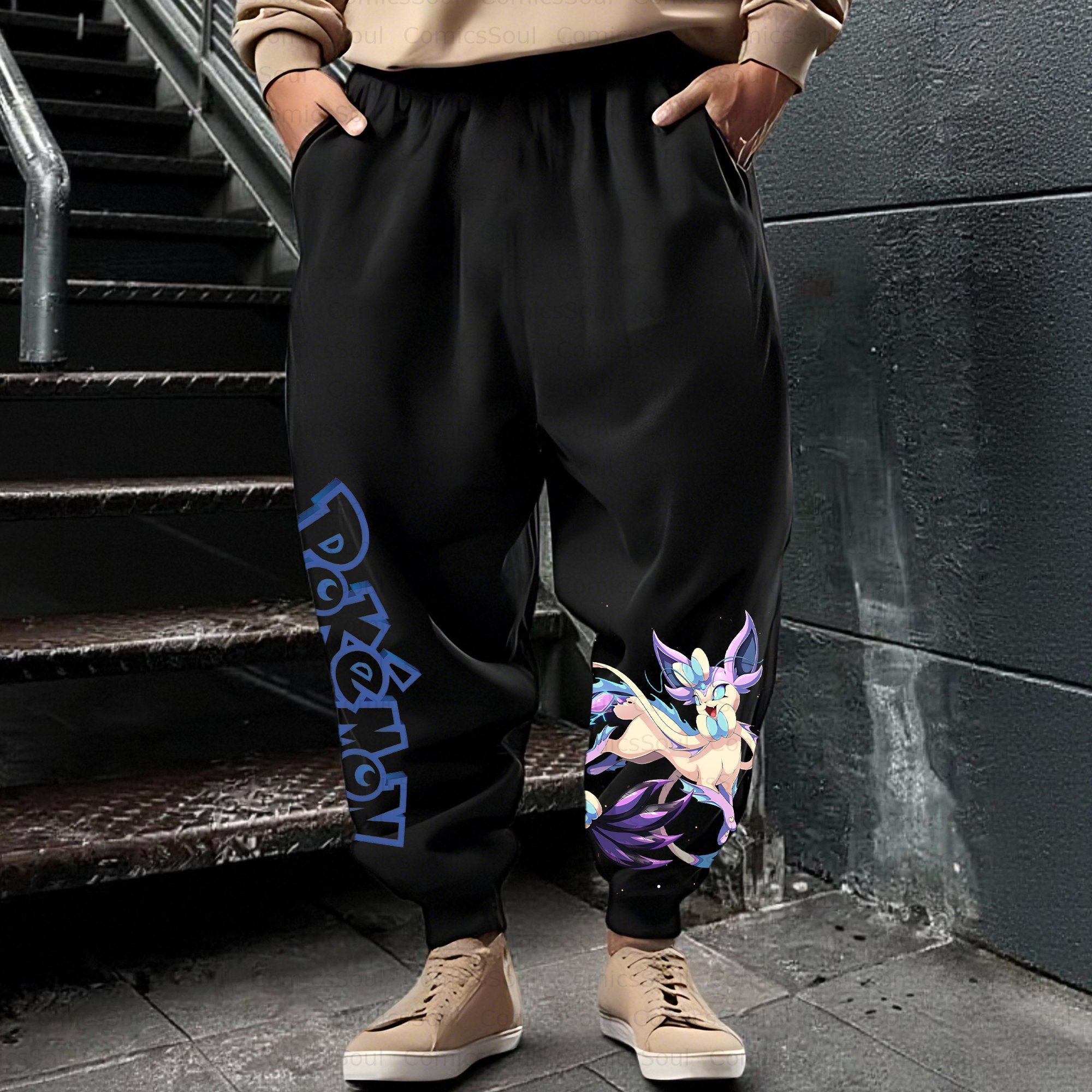 Unisex Casual Anime Streetwear Pant