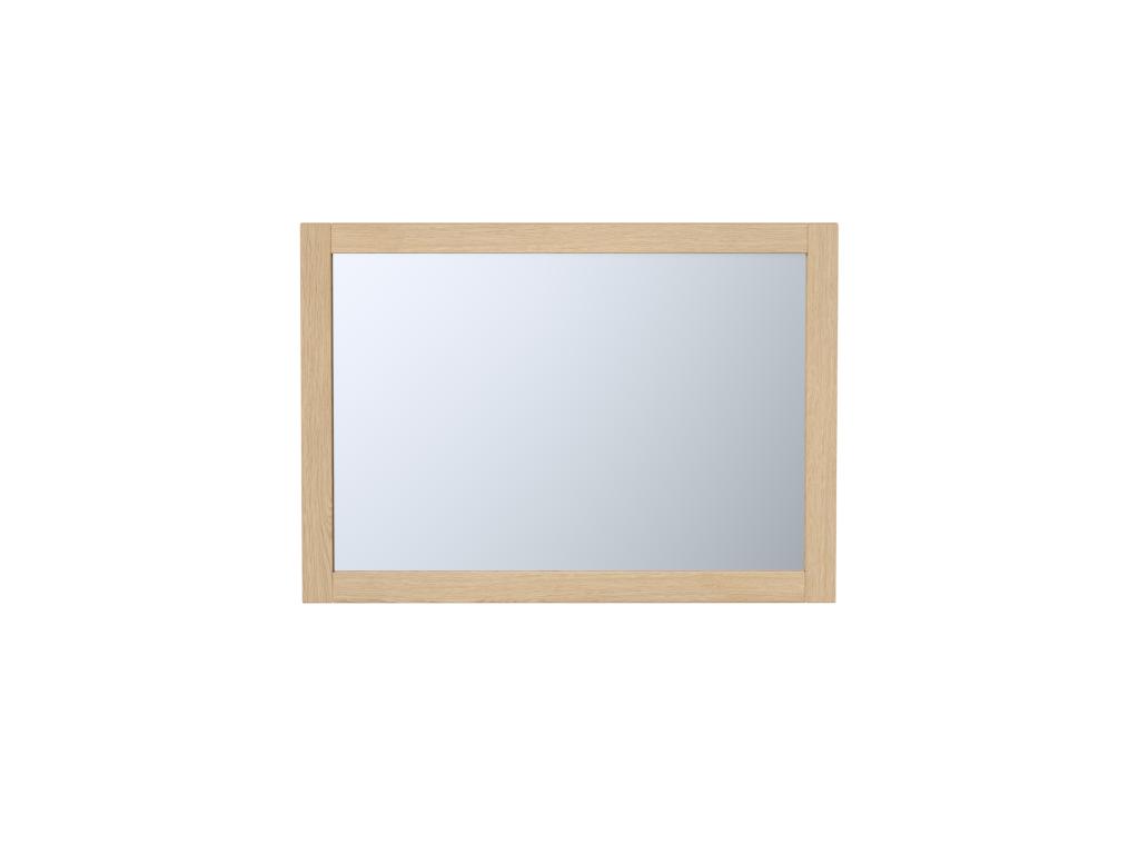 Espejo rectangular con contorno chapado roble - l50 x Alt. 70 cm - TIMEA