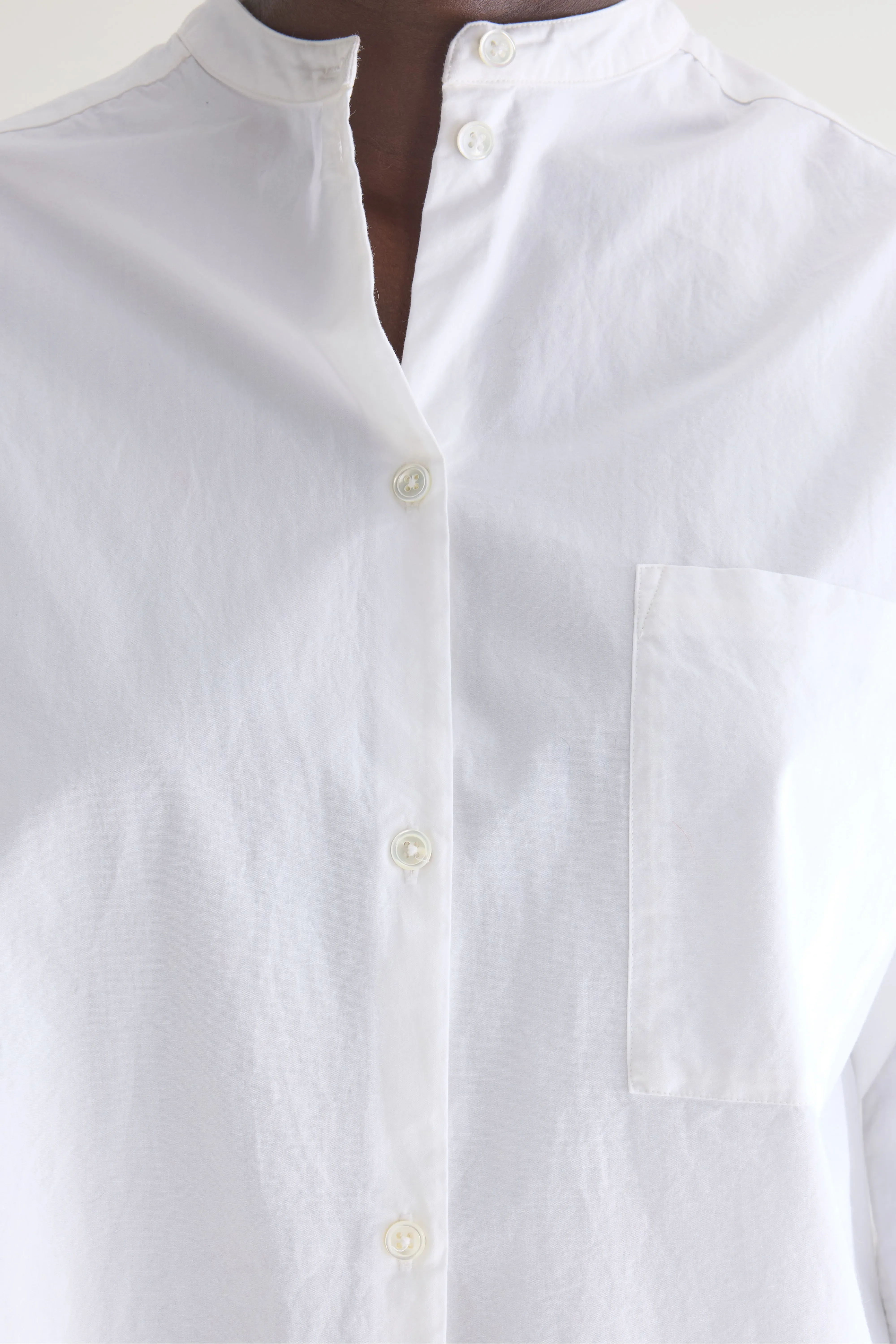 Bellerose Gorky white poplin shirt (252 / W / WHITE)