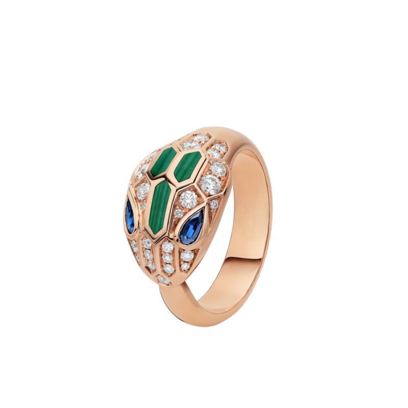 Replicate Serpenti Seduttori gilded snake ring(1:1 replica) - Original Replica Club