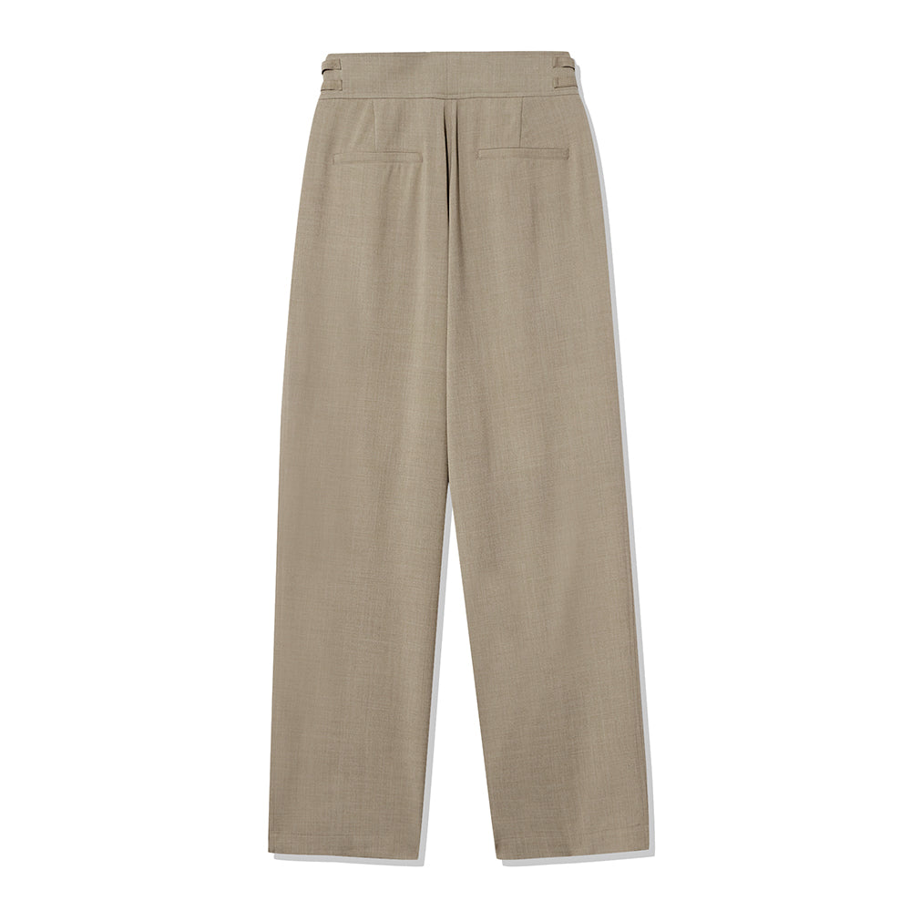 Le 17 septembre - Pantalon large à empiècement - Marron