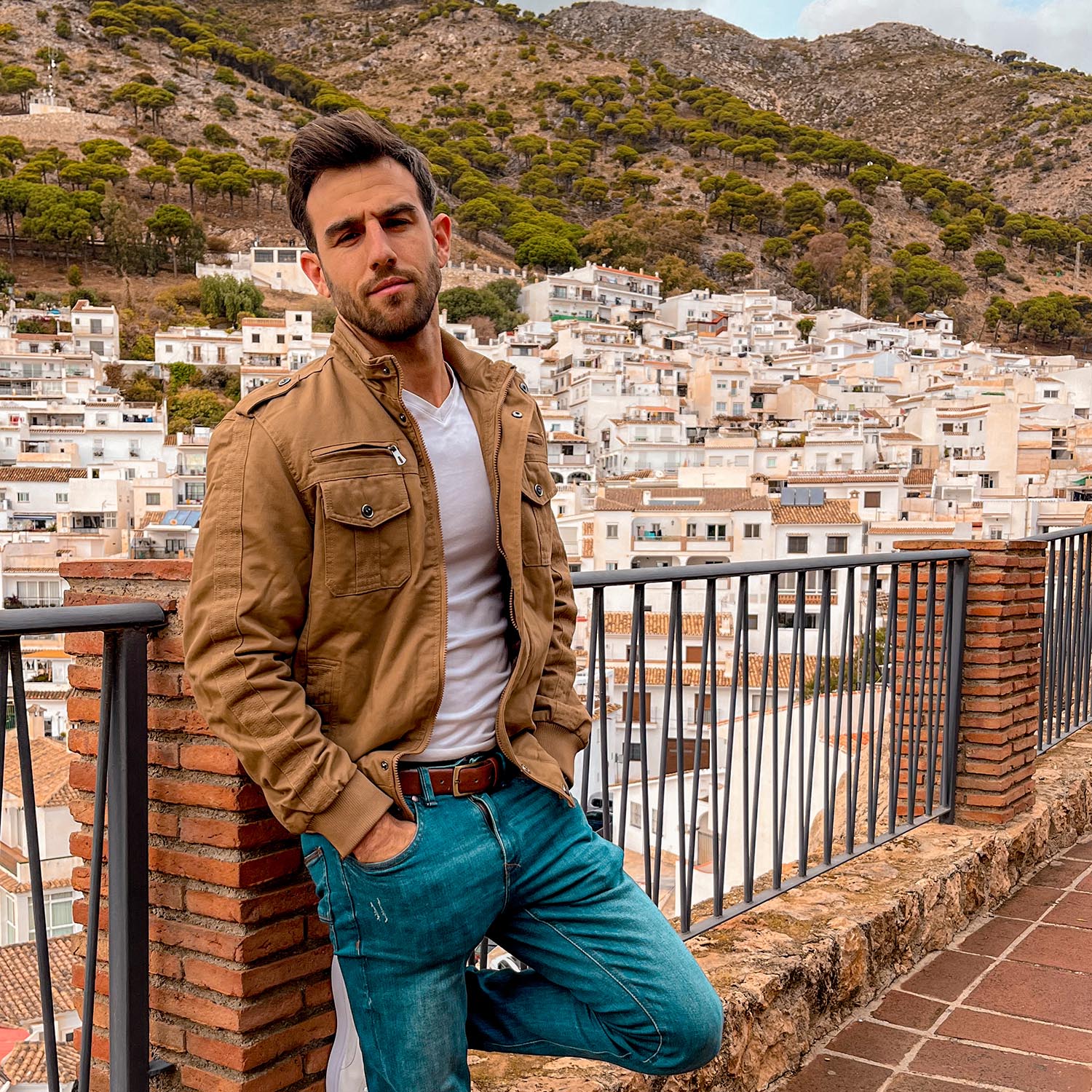 Men's Winter Cargo Jacket Military Pilot Coat Fleece Warm Stand Collar Tactical Jacket