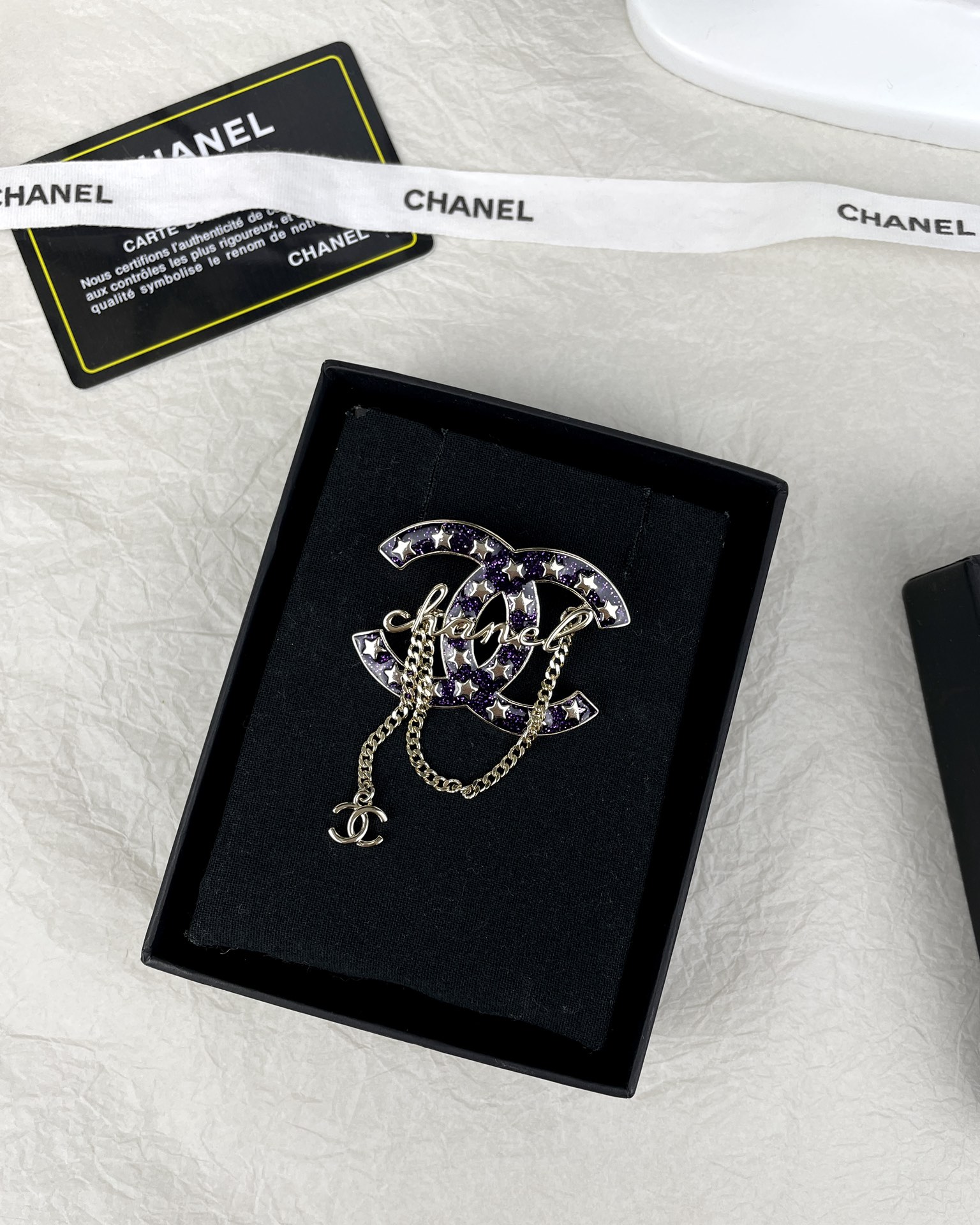 Chanel Star Enamel Coco Brooch Earrings - Original Replica Club