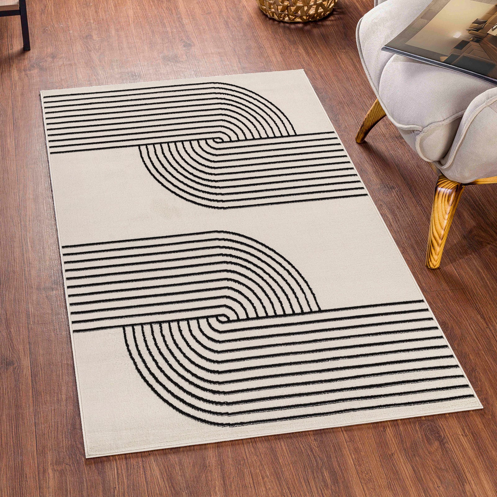 Blokker Echo Vloerkleed Loper 80 x 150 cm - Off-White