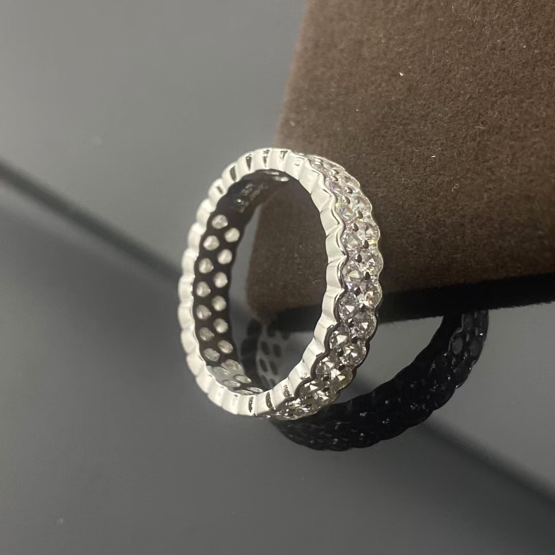 Cartier Diamond Paved Ring - Wide - Original Replica Club