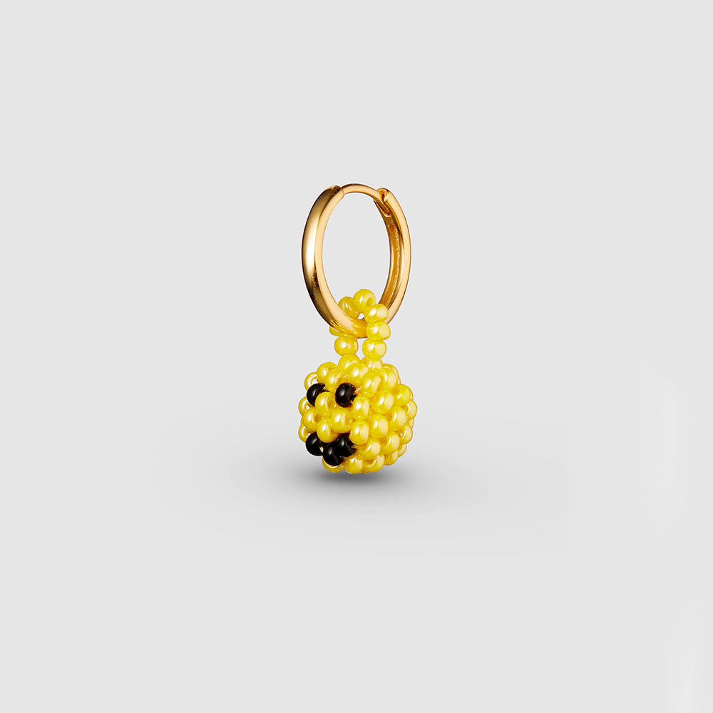 Pura Utz - Boucles d'oreilles Mood - Jaune