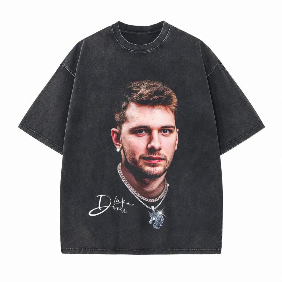 NBA Star “Wonder Boy” Printed Unisex Washed T-Shirt