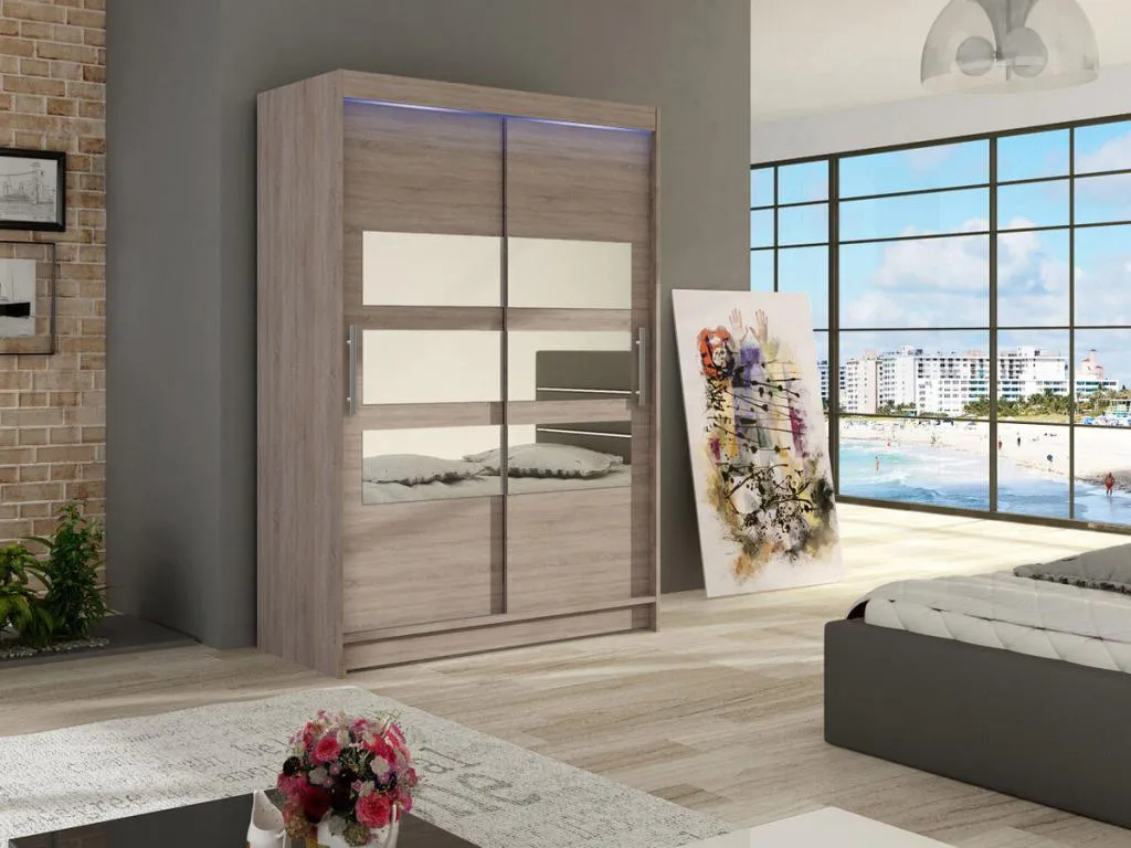 Armario Hogarmini 109 Trufa Hogarmini 200x120x58cm Puertas de armario - Correderas 19607dxic