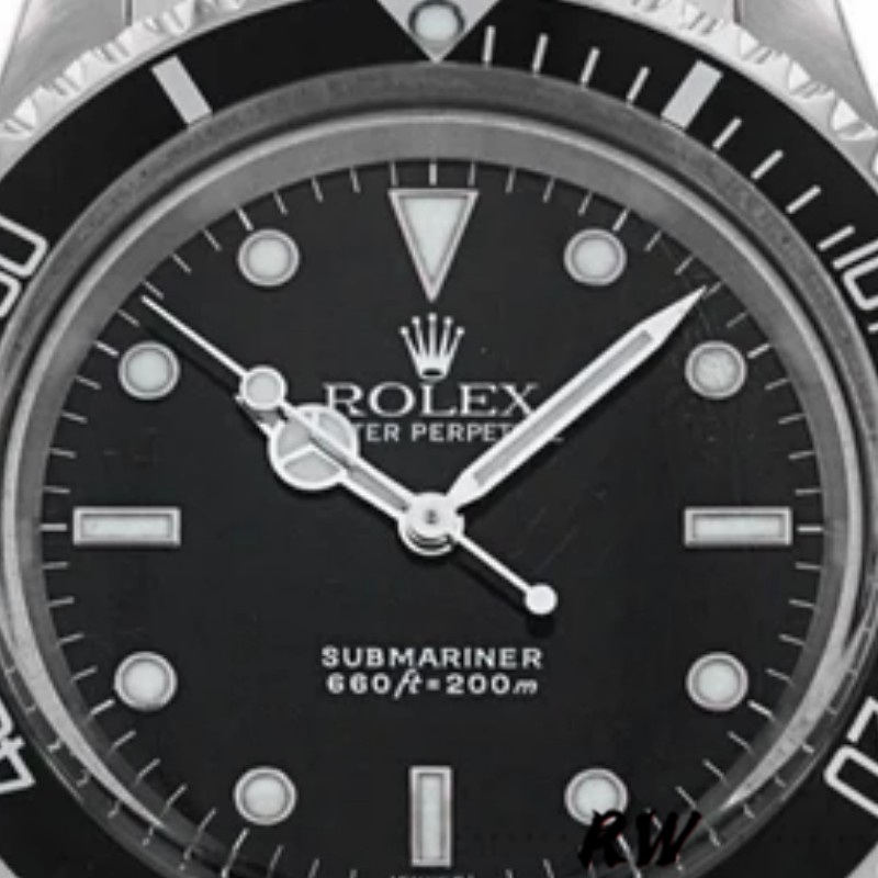 Rolex Submariner 5513 Black Dial Stainless Steel 40mm Mens Replica Watch