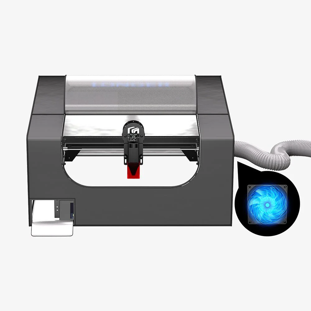 LONGER Laser Engraver Enclosure with Vent, Large Size Laser Cutter Machine Protective Cover for Most Laser Engraving Machine Insulates Against Smoke and Odor, Noise Reduction, Eye Protection