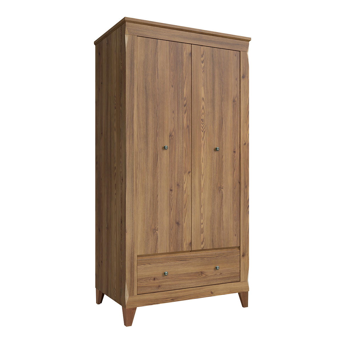 Armario con 2 puertas y 1 cajón en laminado beige pr4938k4