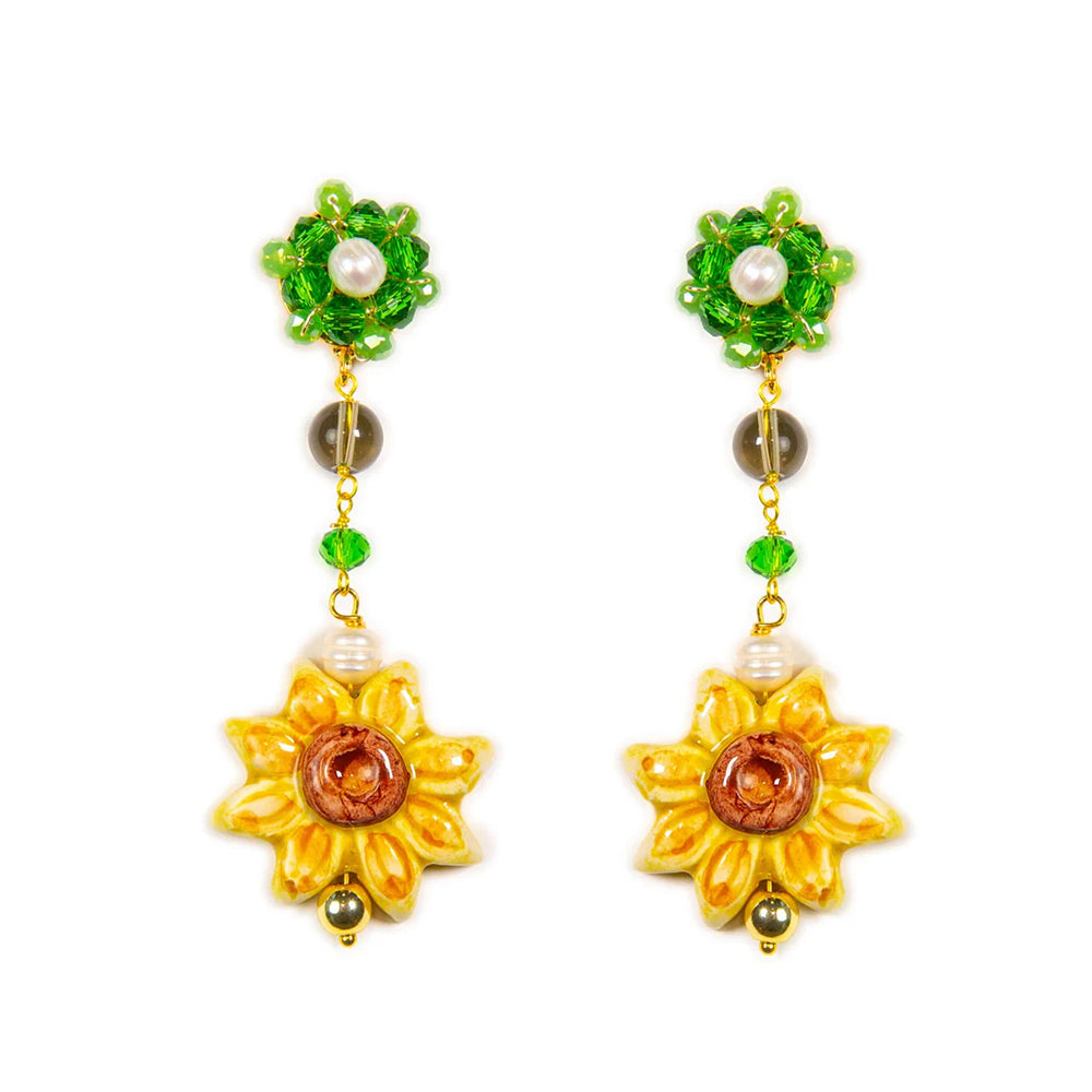 Cashfana - Boucles d'oreilles Girasol