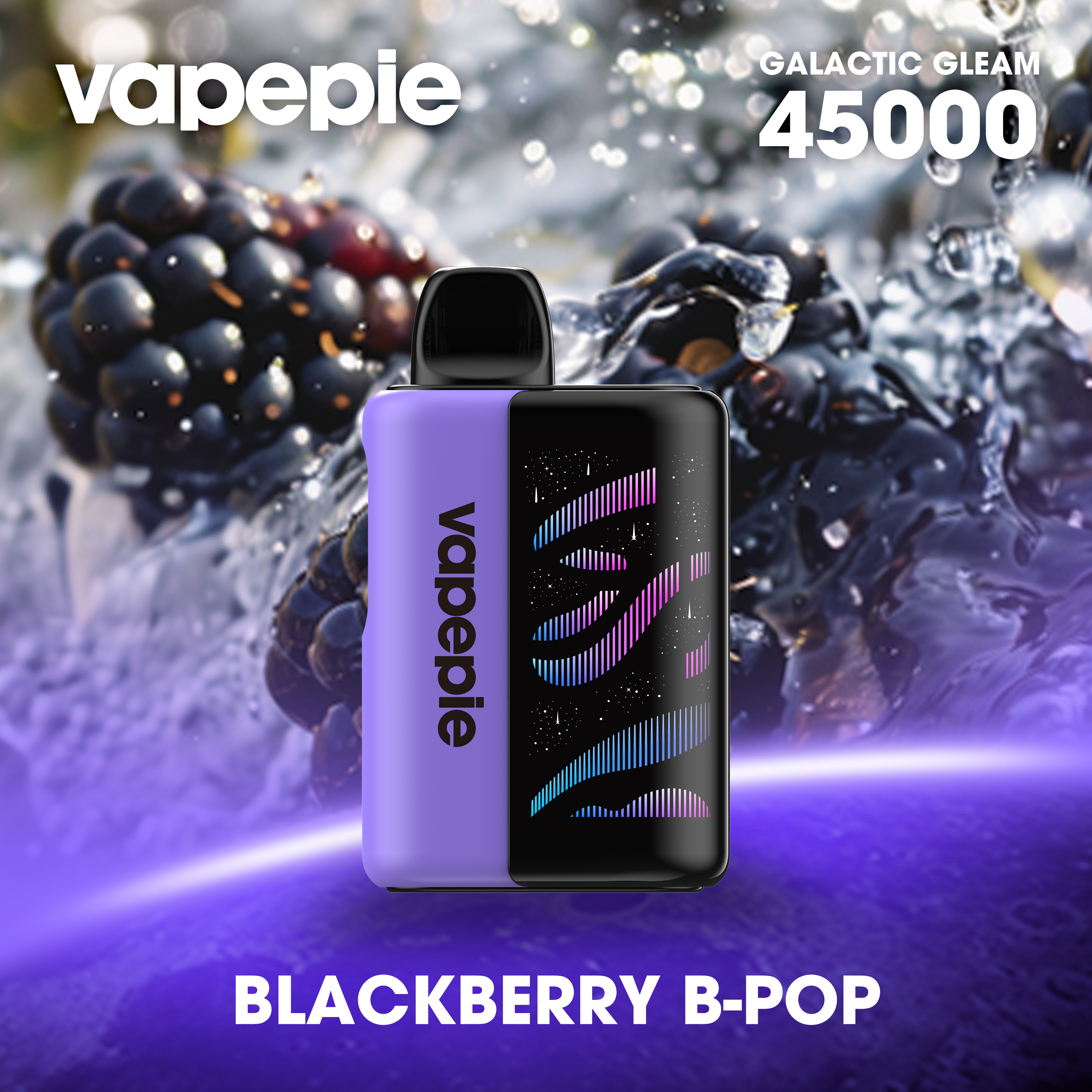 VAPEPIE Galaxy Shine 45000 PUFFS Brombeer-Soda
