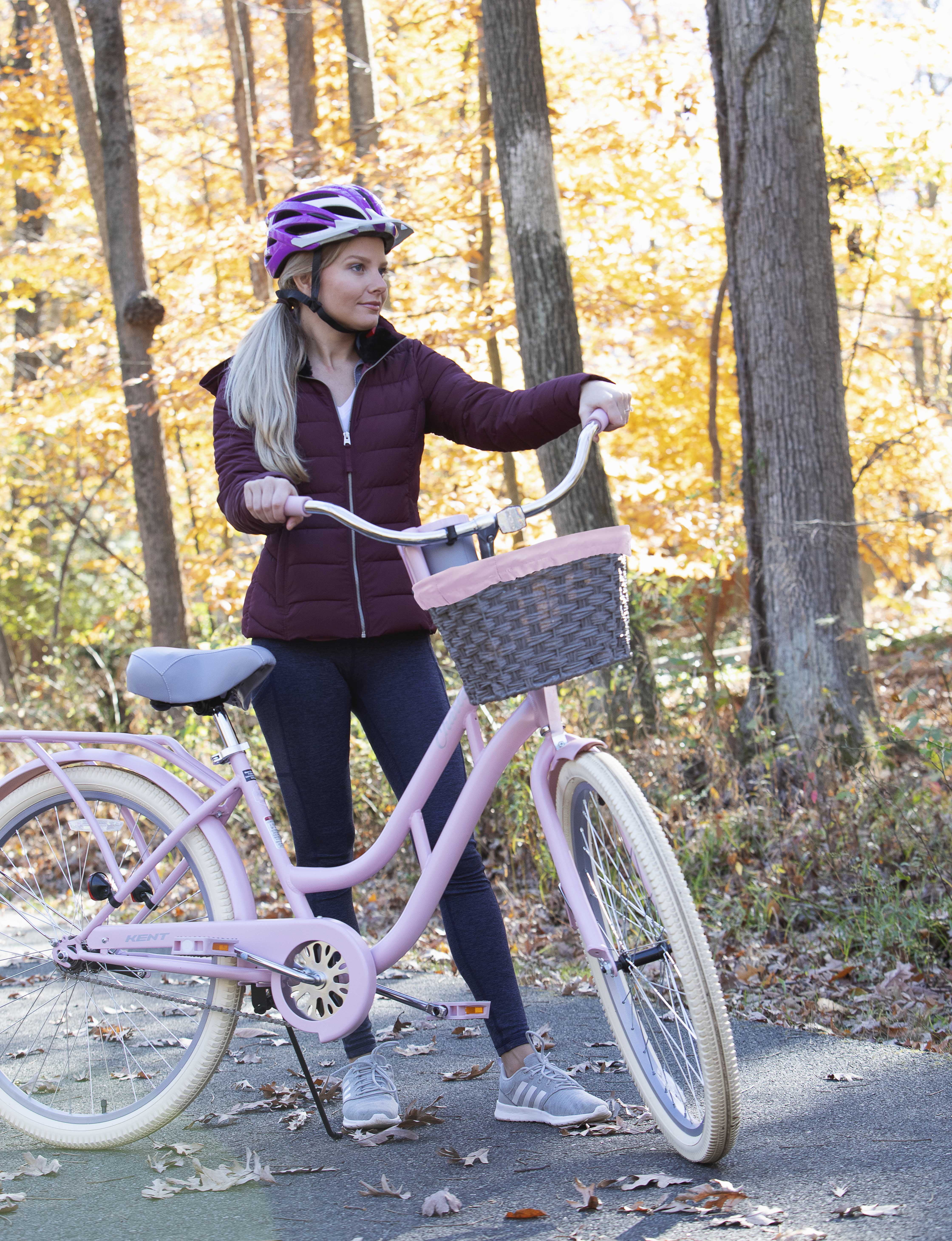 26 In. Charleston Ladies Cruiser Bike, Pink - Image 3