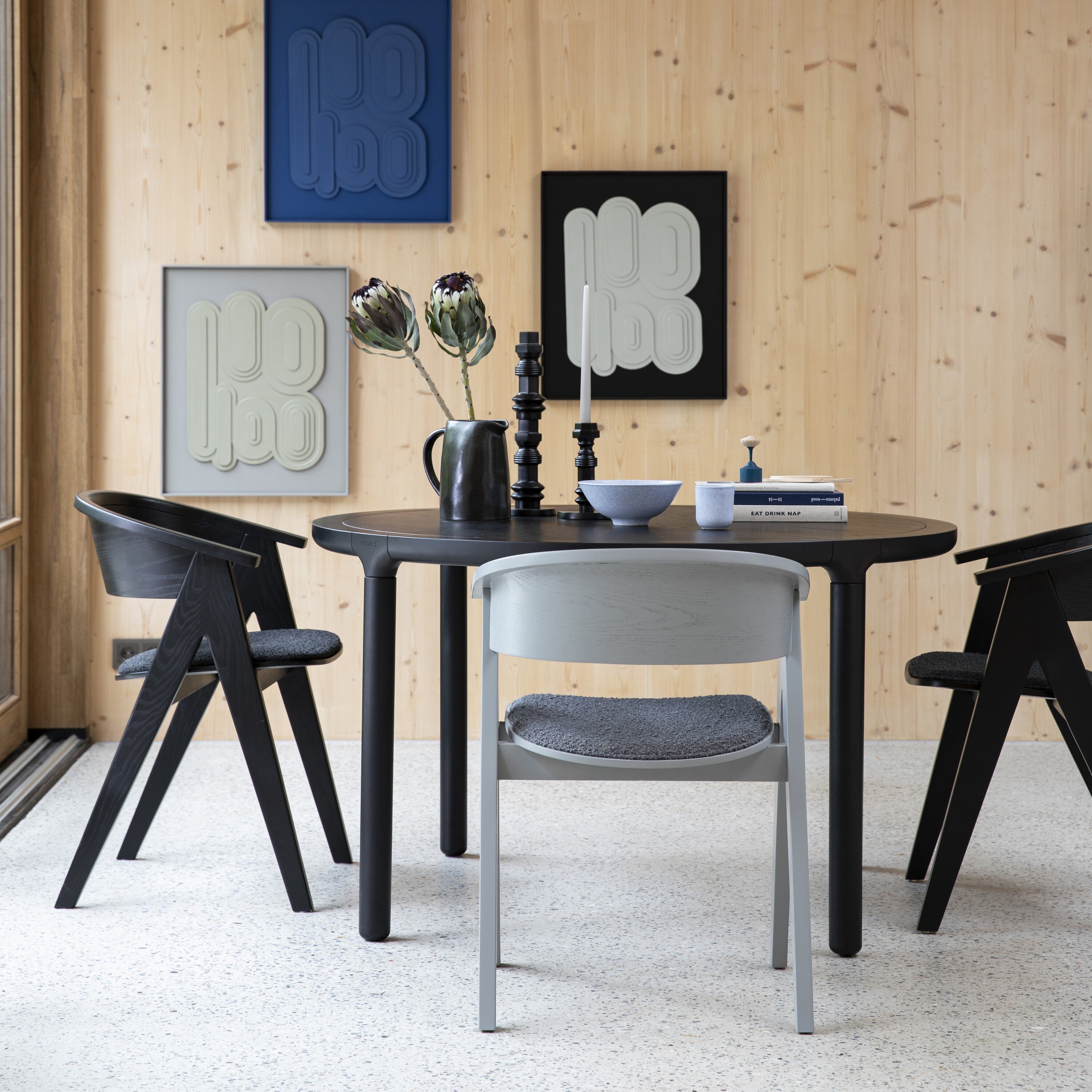 Zuiver NDSM Eetkamerstoel - Zwart